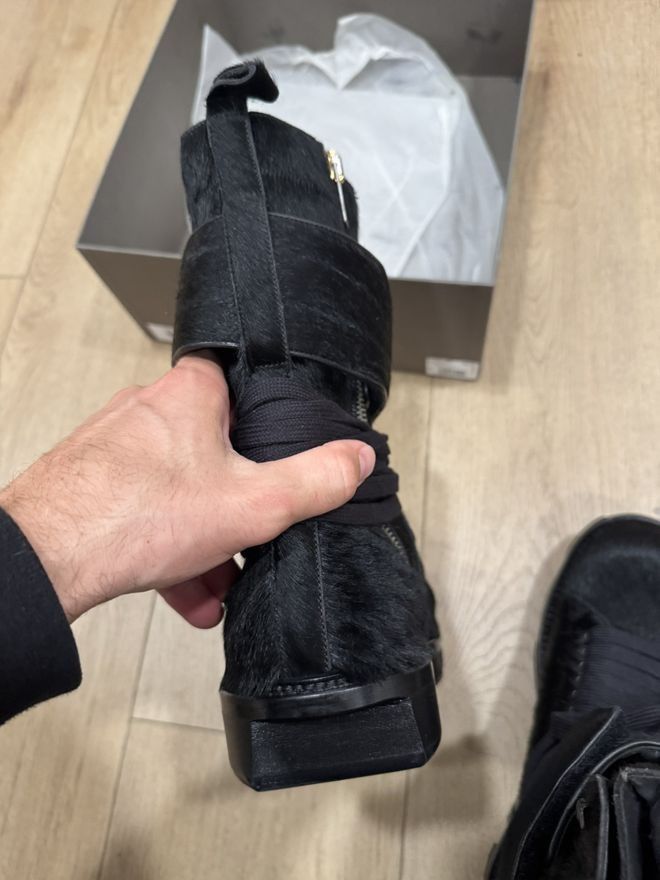Rick Owens FW13 Ponyhair Boots Size US 10.5 / EU 43-44 - 9 Thumbnail