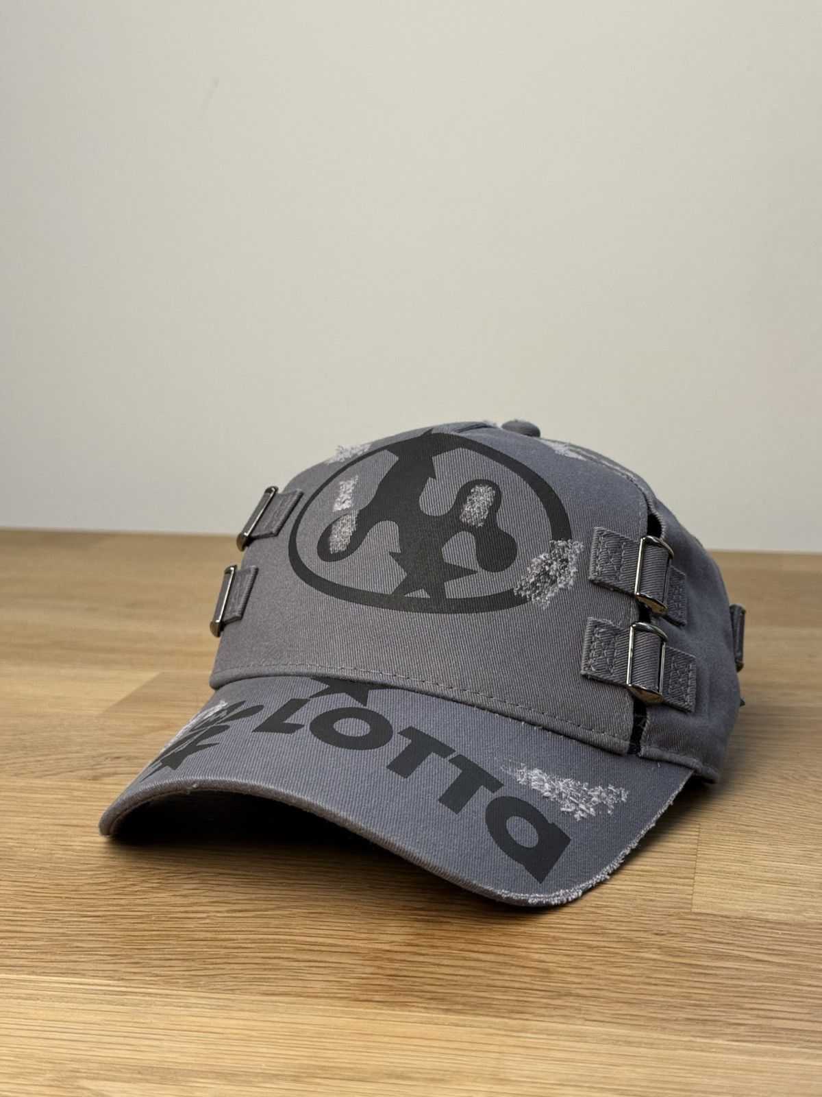 Mowalola lotta cap gray MOWALOLA【モワローラ】lotta cap