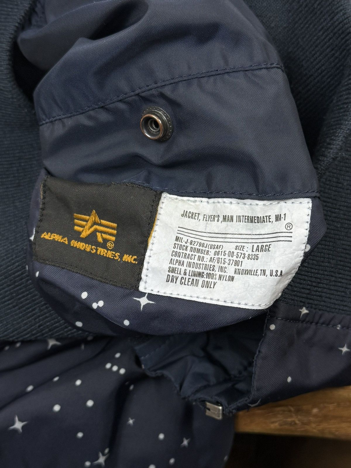 Alpha Industries Alpha Industries x Nasa Apollo MA-1 Bomber Reversible Jacket Size US L / EU 52-54 / 3 - 16 Thumbnail