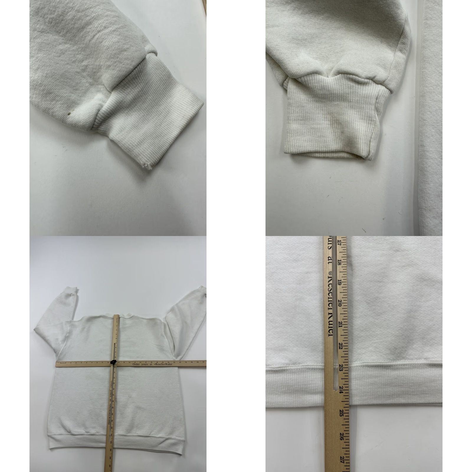 Russell Athletic VINTAGE Russell Sweatshirt Men’s L White USA Pullover Mens Size US L / EU 52-54 / 3 - 8 Thumbnail