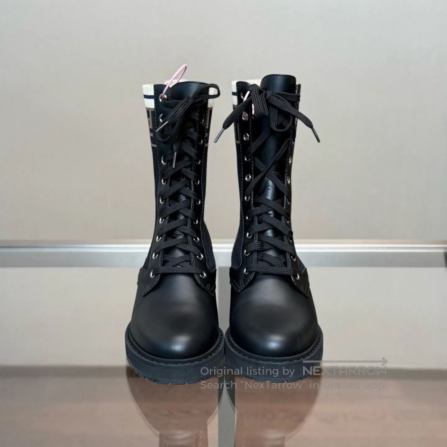 Fendi FENDI Rockoko Monogram Martin Boots. Size US 6 / IT 36 - 2 Thumbnail