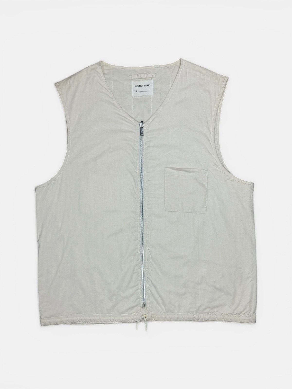 Helmut Lang Helmut Lang - SS98 Minimal Zip-Front Utility Vest Size US XL / EU 56 / 4 - 1 Thumbnail