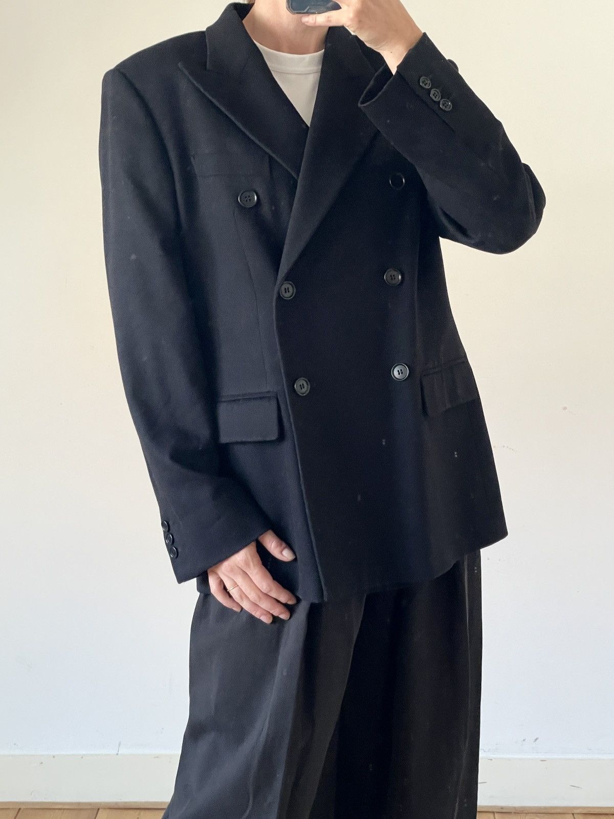 Max Mara Max Mara Double Breasted Wool Blazer RRP €1000+ Size L / US 10 / IT 46 - 2 Thumbnail