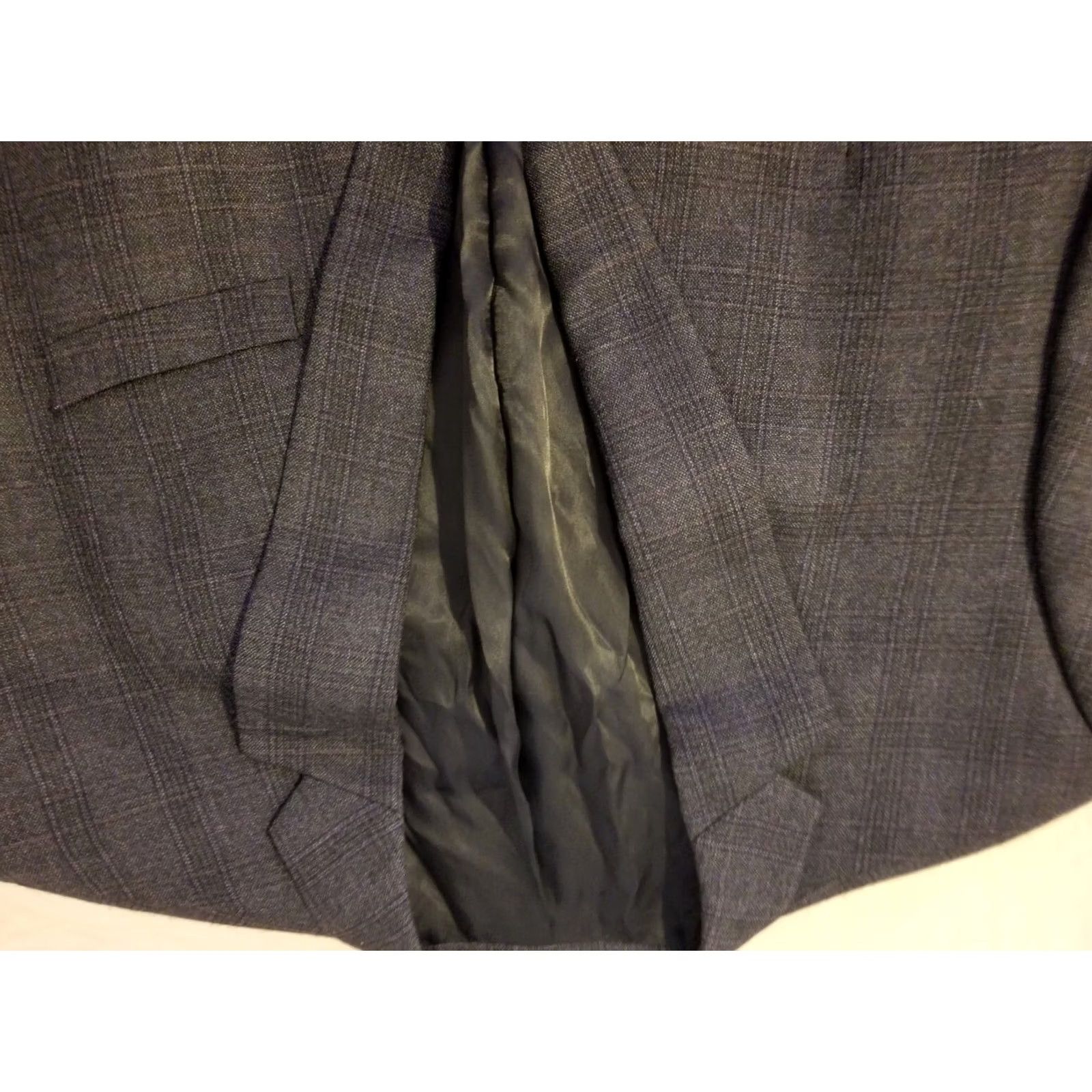 Calvin Klein Calvin Klein Jacket Mens 50 Gray Wool Blazer 50R Grey Size 50R - 2 Thumbnail
