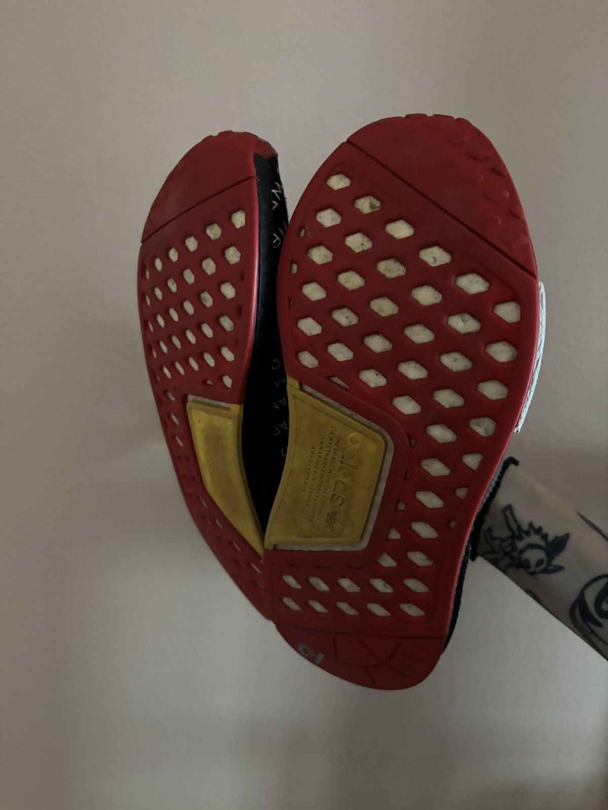 Adidas Adidas NMD_R1 'Black White Yellow' Size US 5 / EU 37 - 5 Thumbnail