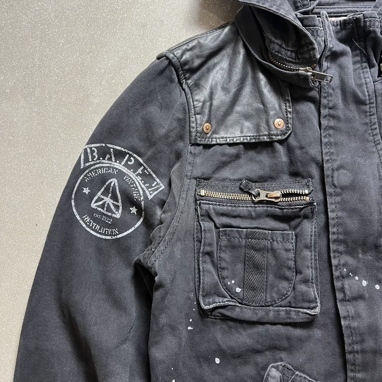 Japanese Brand × Le Grande Bleu (L.G.B.) Bond and Peace Zip-off Hoodie Jacket Size US M / EU 48-50 / 2 - 4 Thumbnail