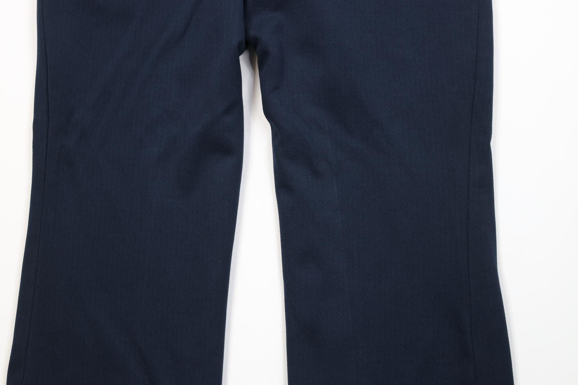 Vintage Vintage 70s Streetwear Flared Wide Leg Chino Pants Blue USA Size US 34 / EU 50 - 13 Thumbnail