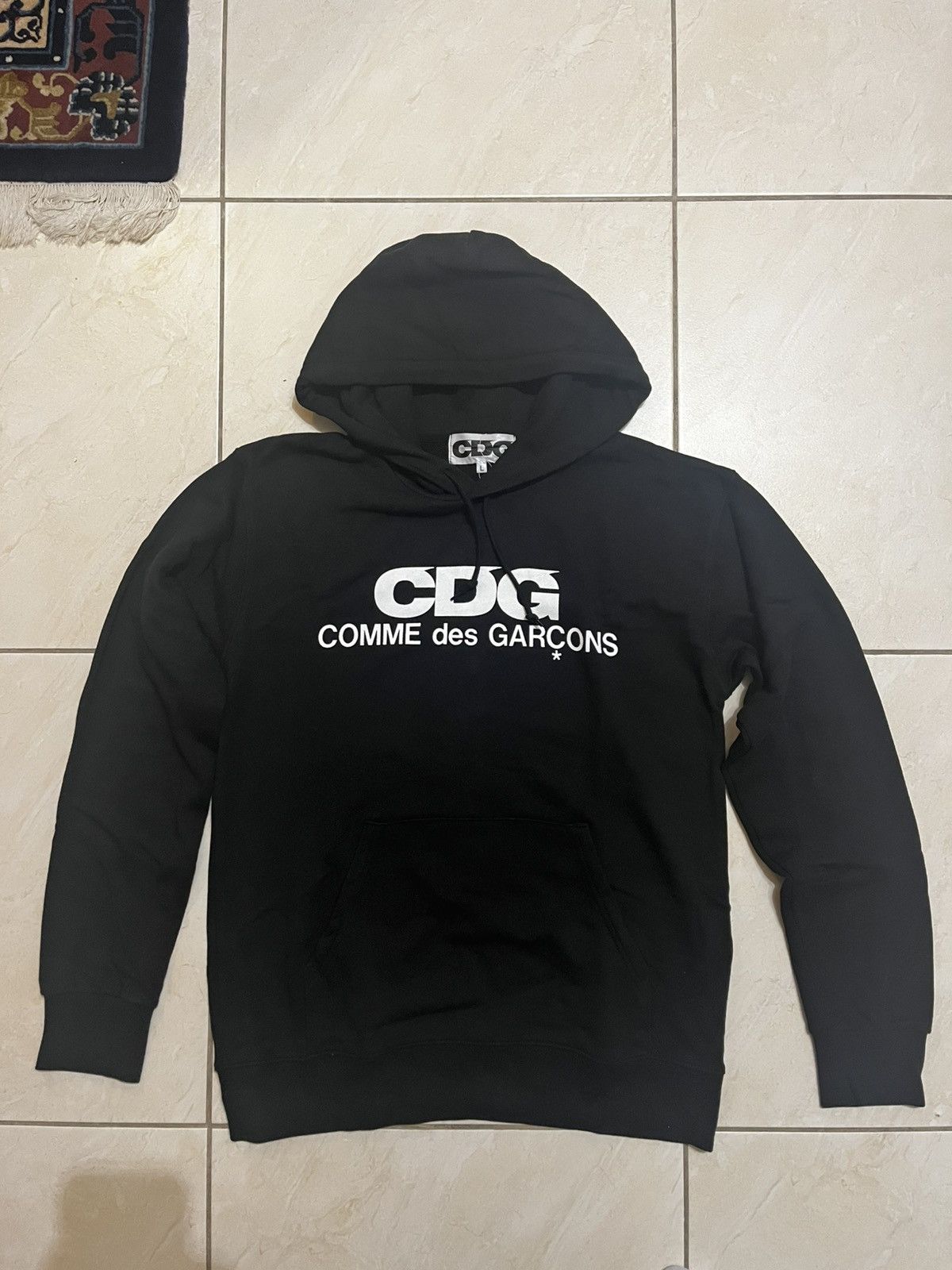 CDG by Comme des Garcons × Comme des Garcons CDG Comme des Garcons Logo Hoodie (L) Size US L / EU 52-54 / 3 - 1 Thumbnail