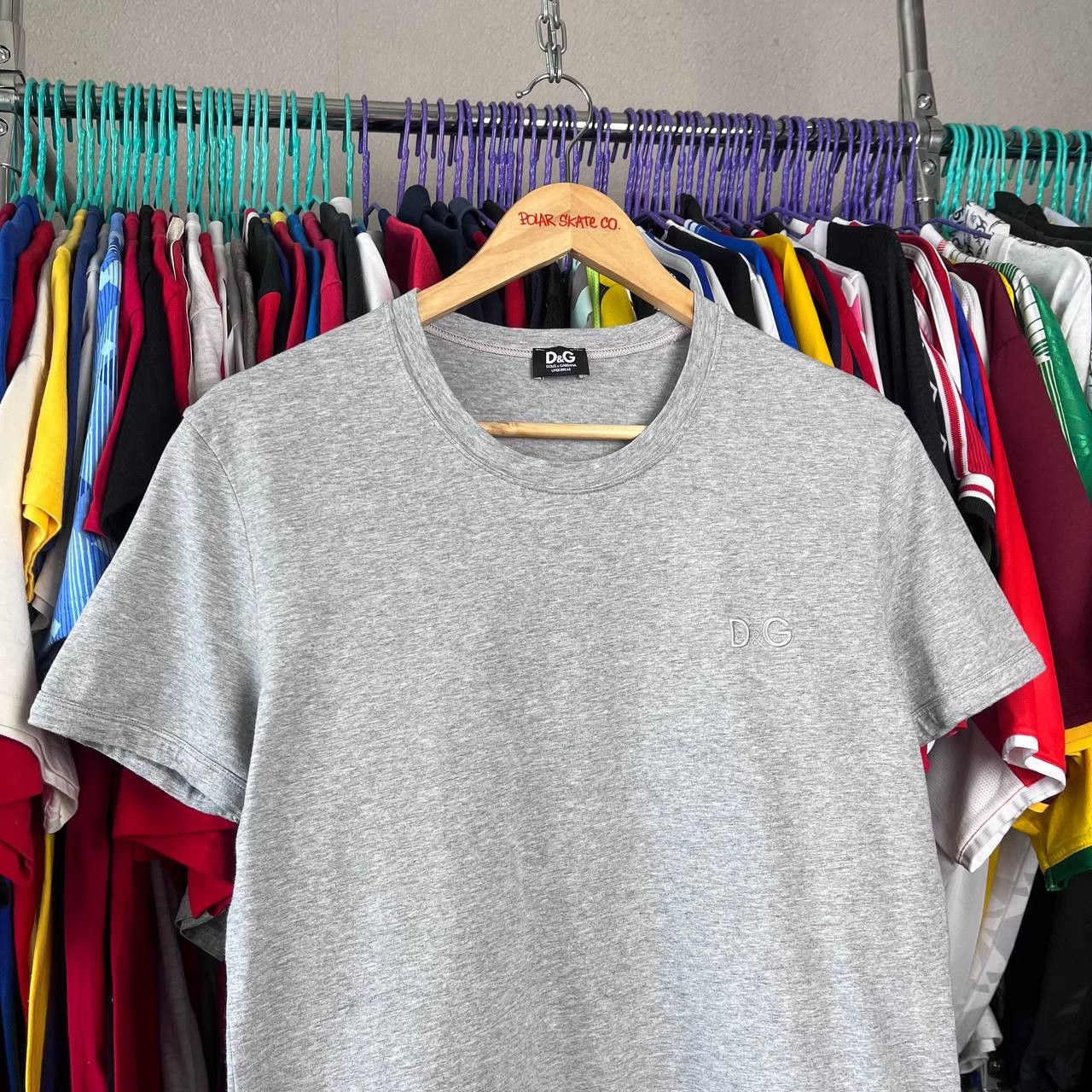Dolce & Gabbana Dolce Gabbana Grey Basic Tshirt Size M Size US M / EU 48-50 / 2 - 2 Thumbnail