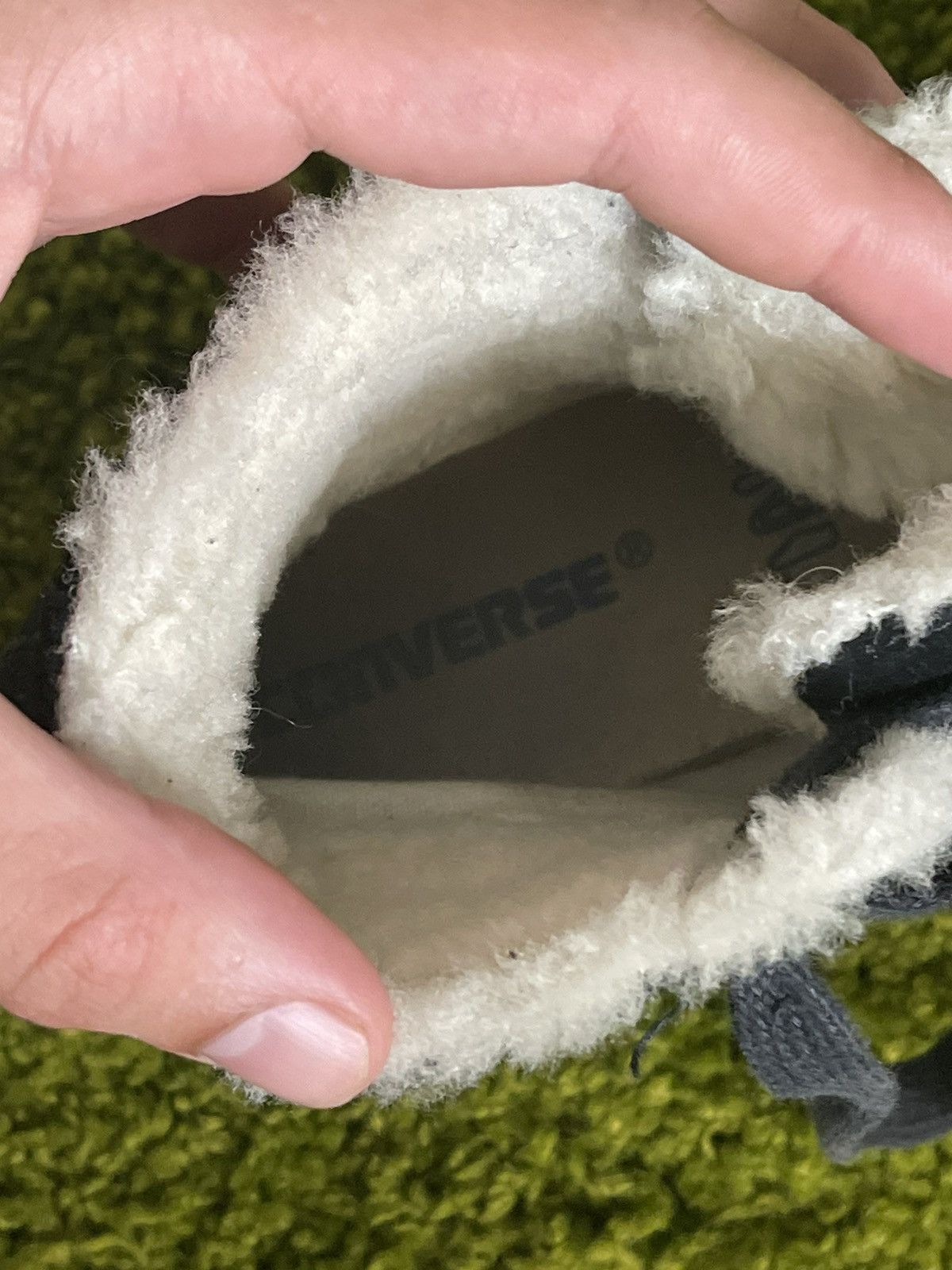 Converse × Designer Converse fur lining real suede leather sneakers Size US 8.5 / IT 38.5 - 10 Thumbnail