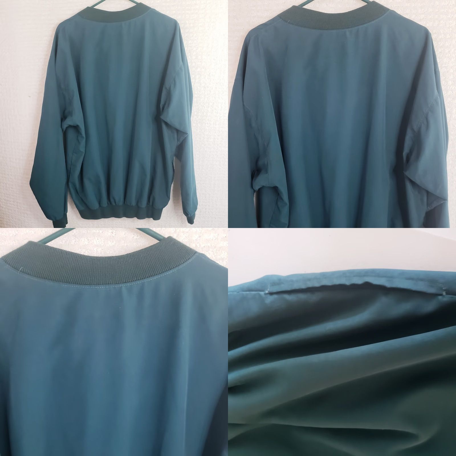 Vintage VINTAGE Divots Fripp Island Pullover Windbreaker Jacket Men L Green Zip V-neck Golf Windbreaker Mens Size US L / EU 52-54 / 3 - 8 Thumbnail