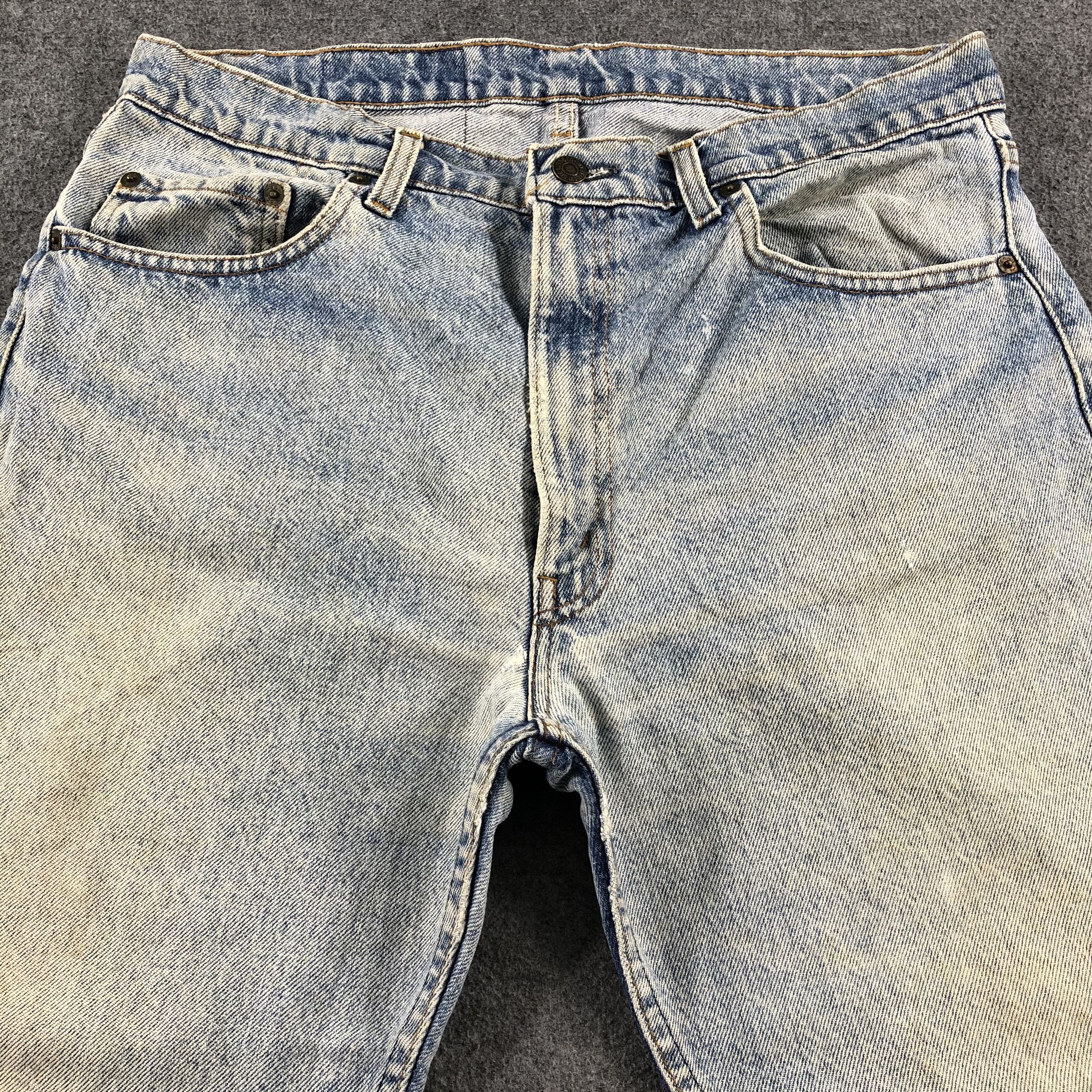 Levi's 90s Vintage Blue Wash Levis 505 Jeans-J2406 Size US 34 / EU 50 - 3 Thumbnail