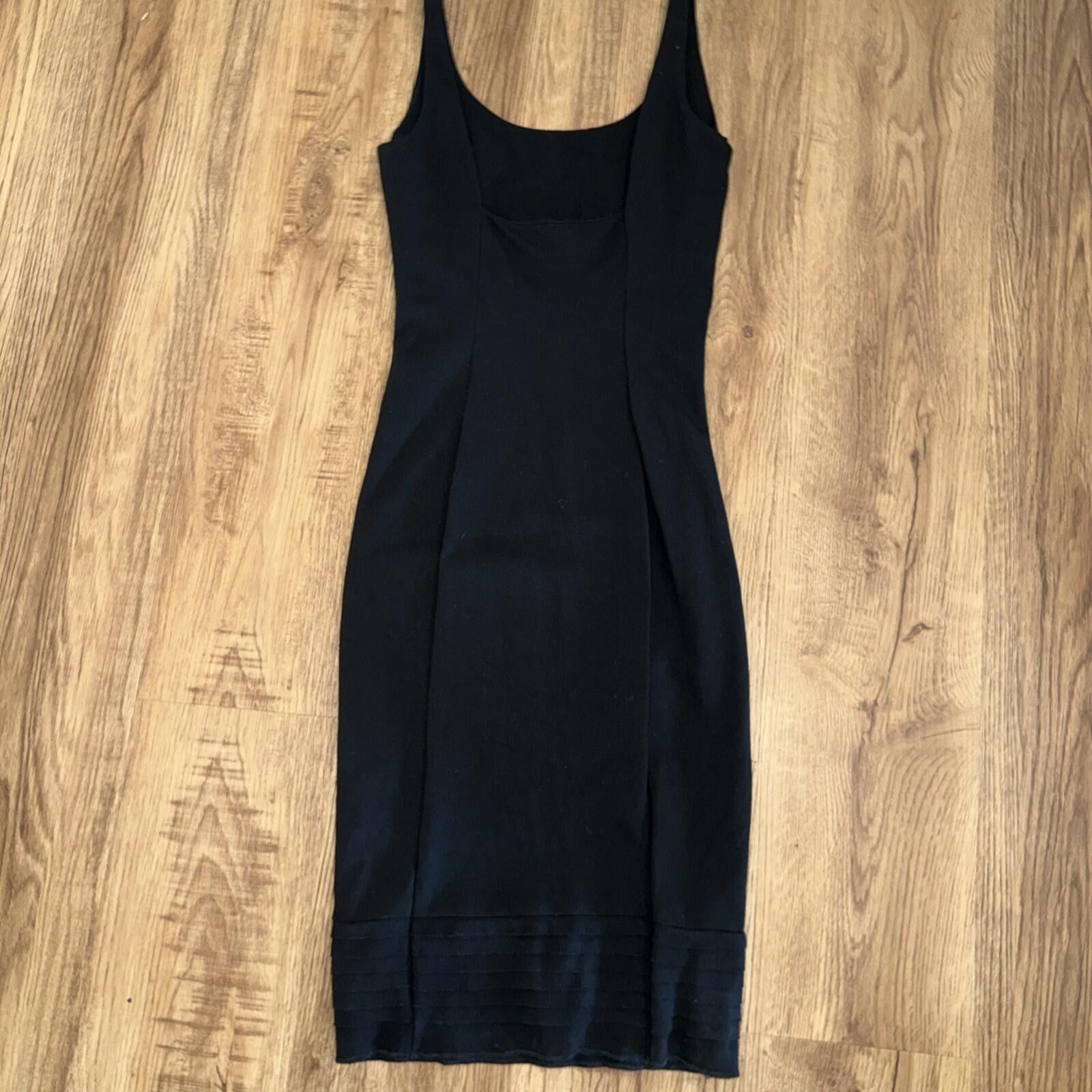 Diane von Furstenberg Diane Von Furstenberg Pencil Cocktail Dress Black Stretch 2 Size XS / US 0-2 / IT 36-38 - 6 Thumbnail