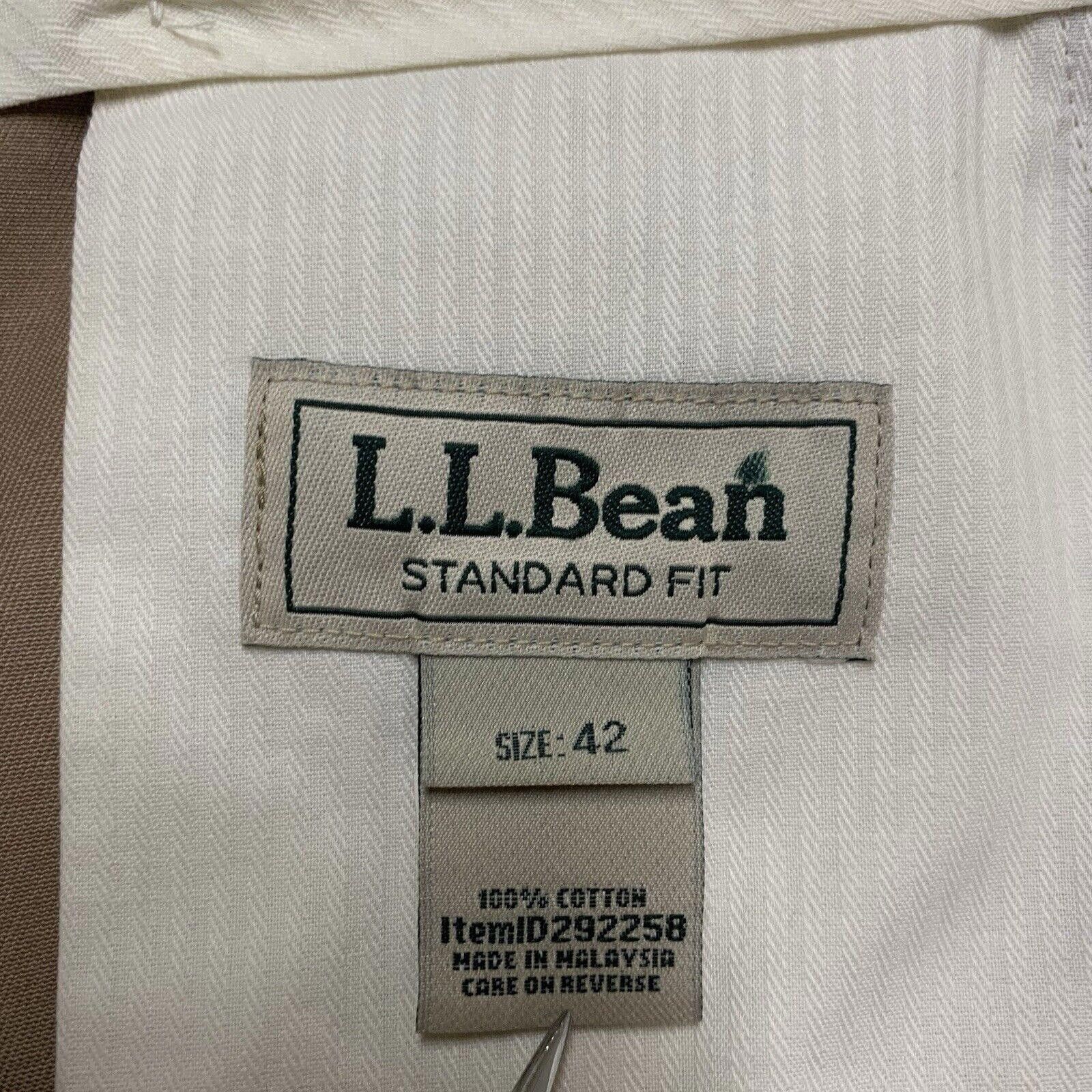 L.L. Bean L.L. Bean Dress Slacks Chino Men's Sz 42 Wide Dark Khaki Size US 42 / EU 58 - 12 Thumbnail