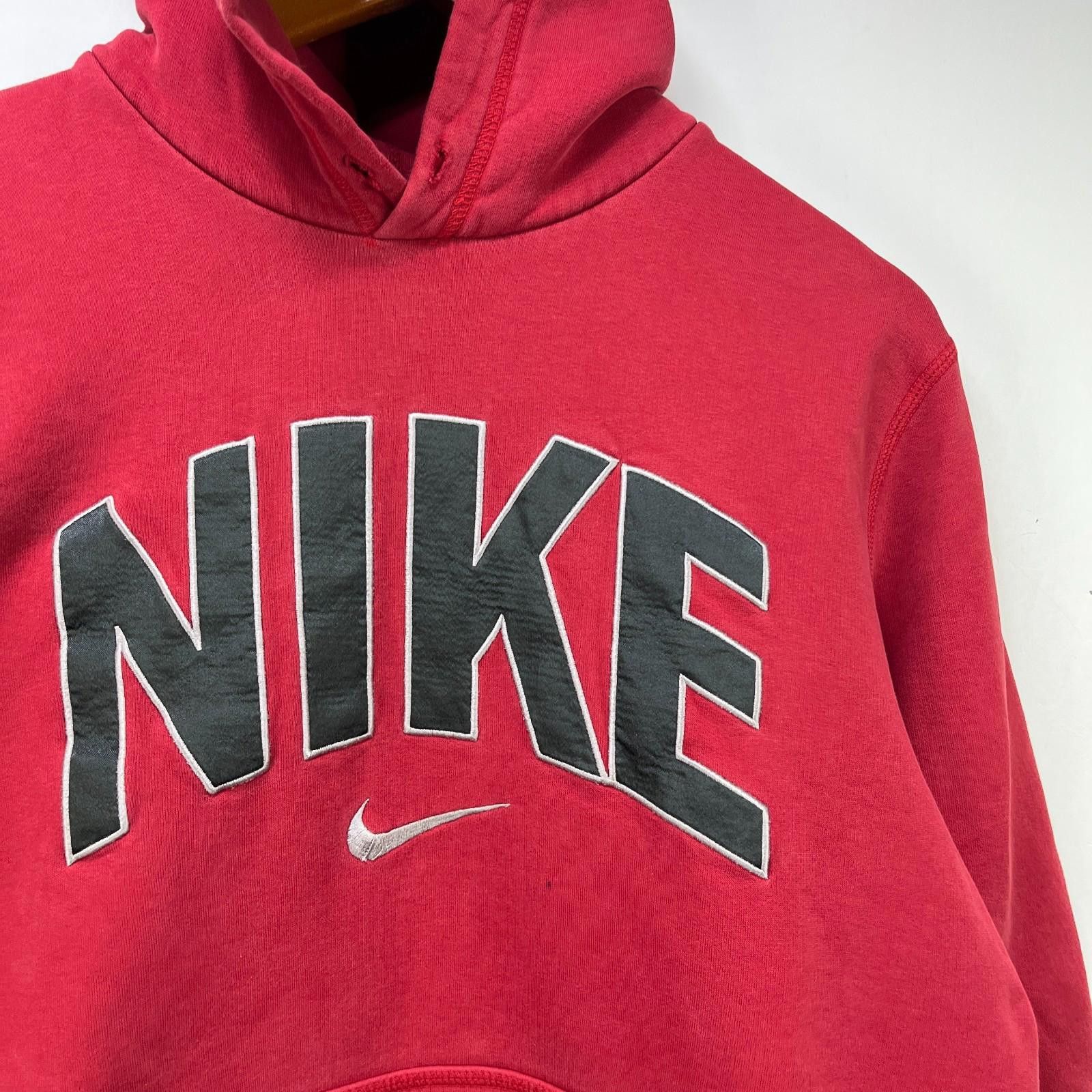 Nike Vintage Nike Middle Swoosh Hoodie Large Size US M / EU 48-50 / 2 - 2 Thumbnail