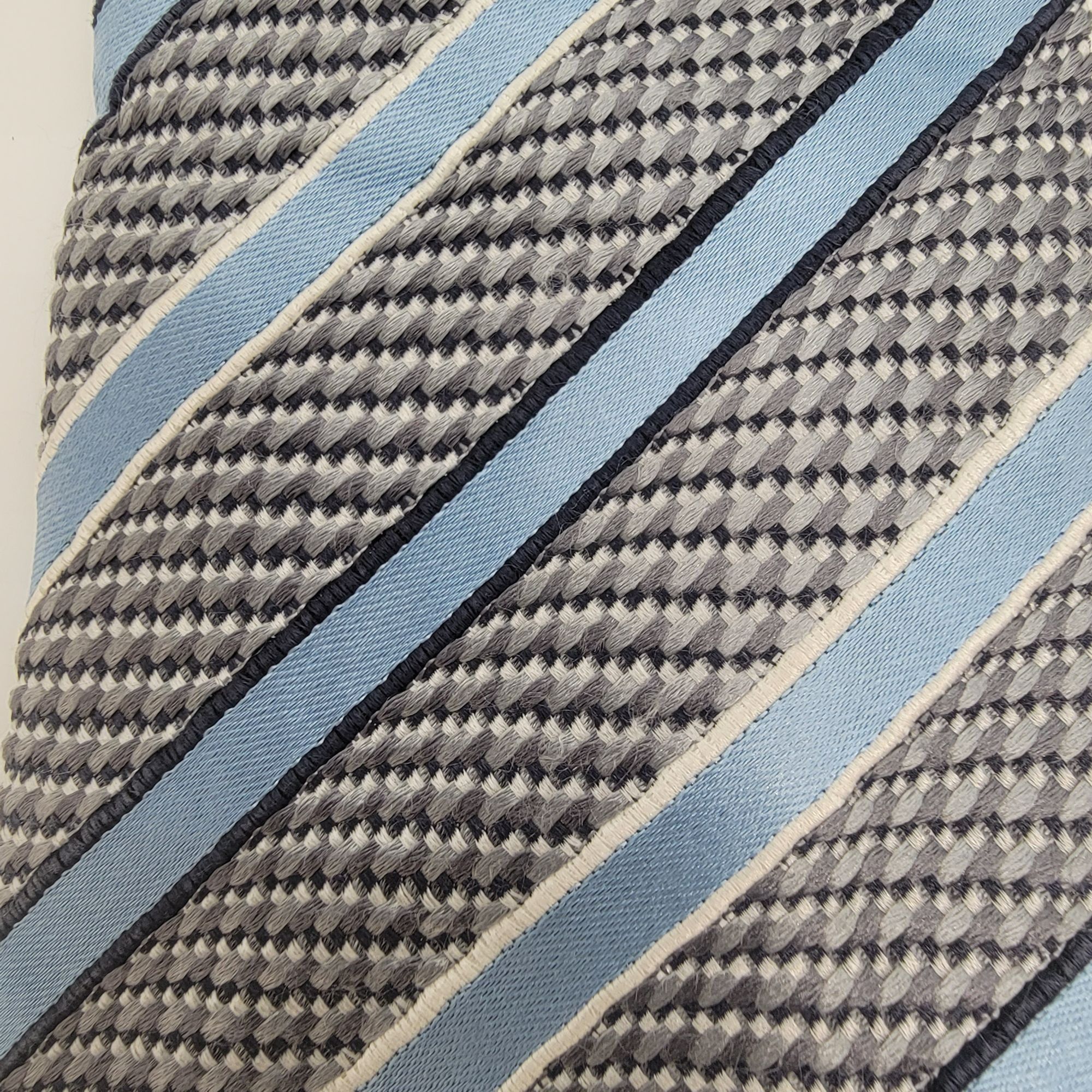 Ermenegildo Zegna ⭐Ermenegildo Zegna Vintage Men's Tie Grey Blue Regimental Pa Size ONE SIZE - 6 Thumbnail