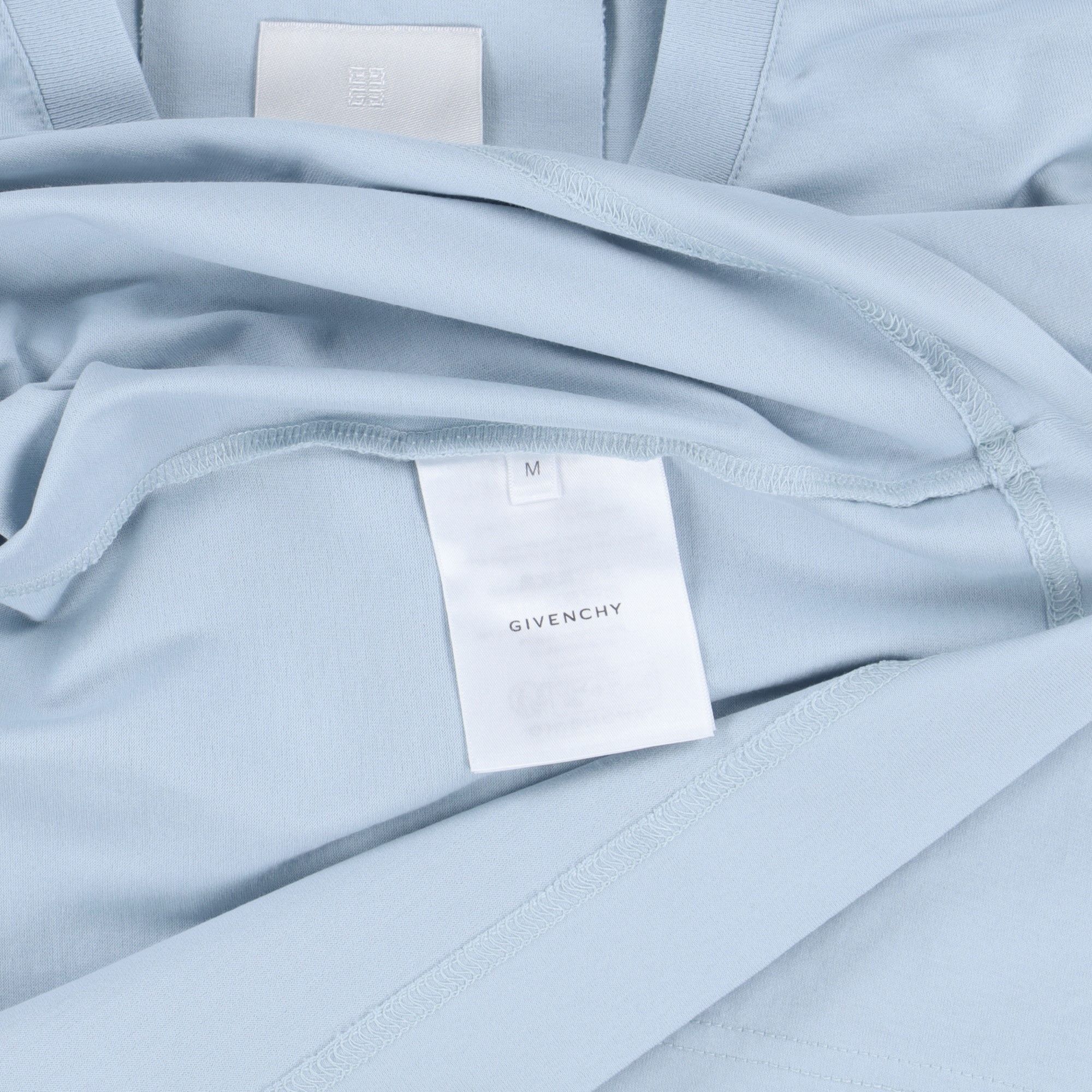 Givenchy Sky Blue Aqua Stars Logo Oversized T-Shirt Size US M / EU 48-50 / 2 - 6 Thumbnail