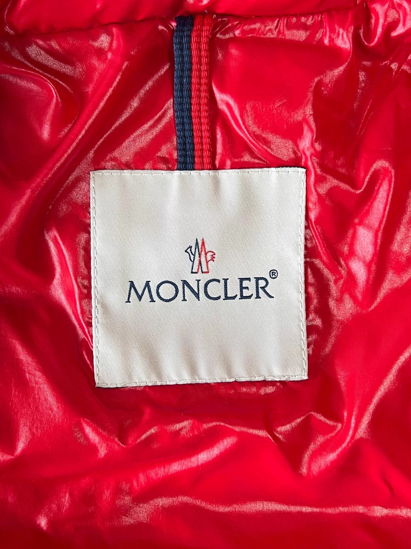 Moncler Moncler Kids Red Shiny Maya 116cm Down Jacket Size XS / US 0-2 / IT 36-38 - 6 Thumbnail
