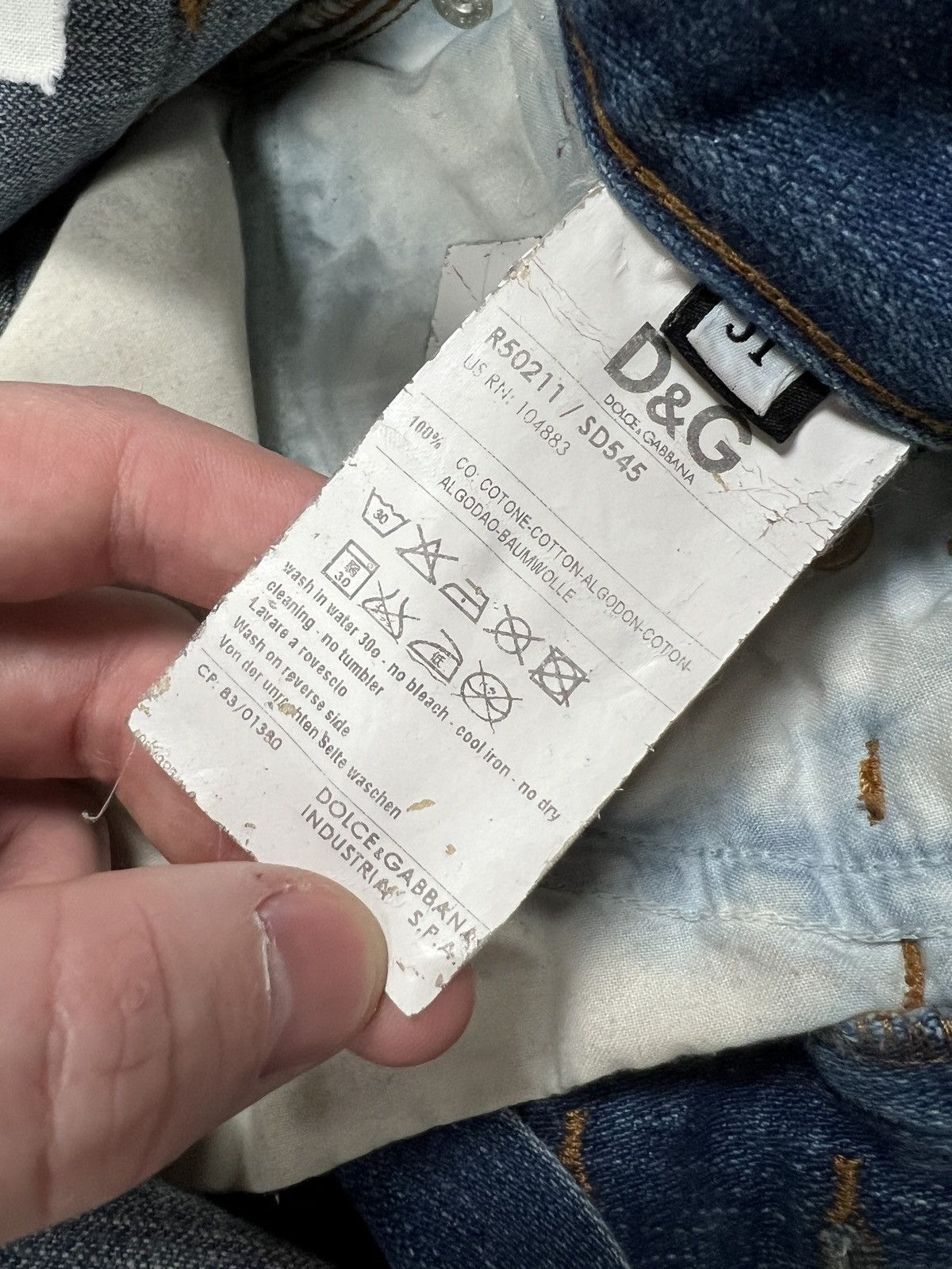 Dolce & Gabbana Vintage Dolce Gabbana D&G luxury men’s jeans Size US 31 - 7 Thumbnail