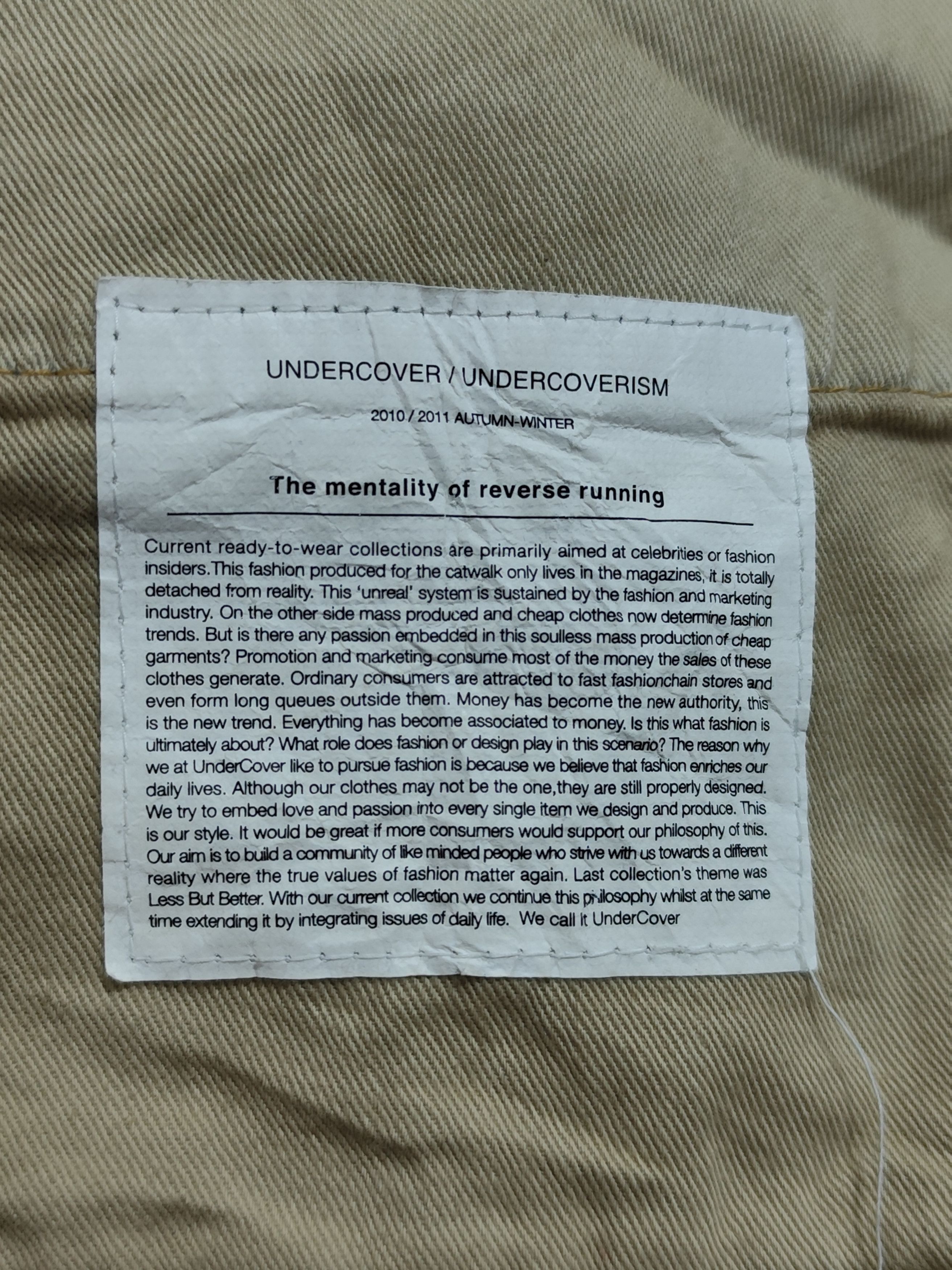 Undercover Undercover archives AW 10/11 J shape twisted distressed Size US 30 / EU 46 - 17 Thumbnail