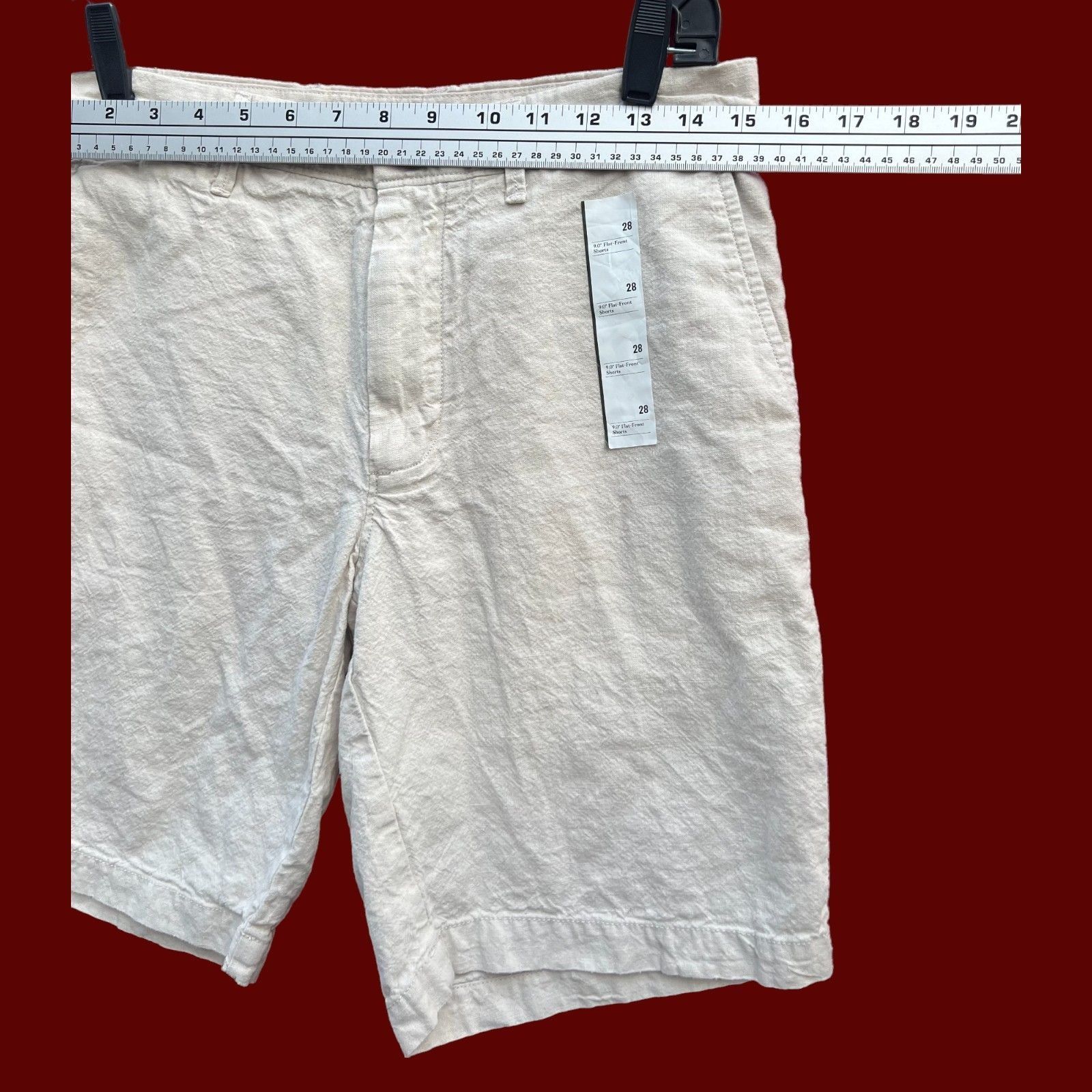 Other GoodFellow - Men's Flat Frint Short - 9" Inseam - Beige - 28 Size US 28 / EU 44 - 3 Thumbnail