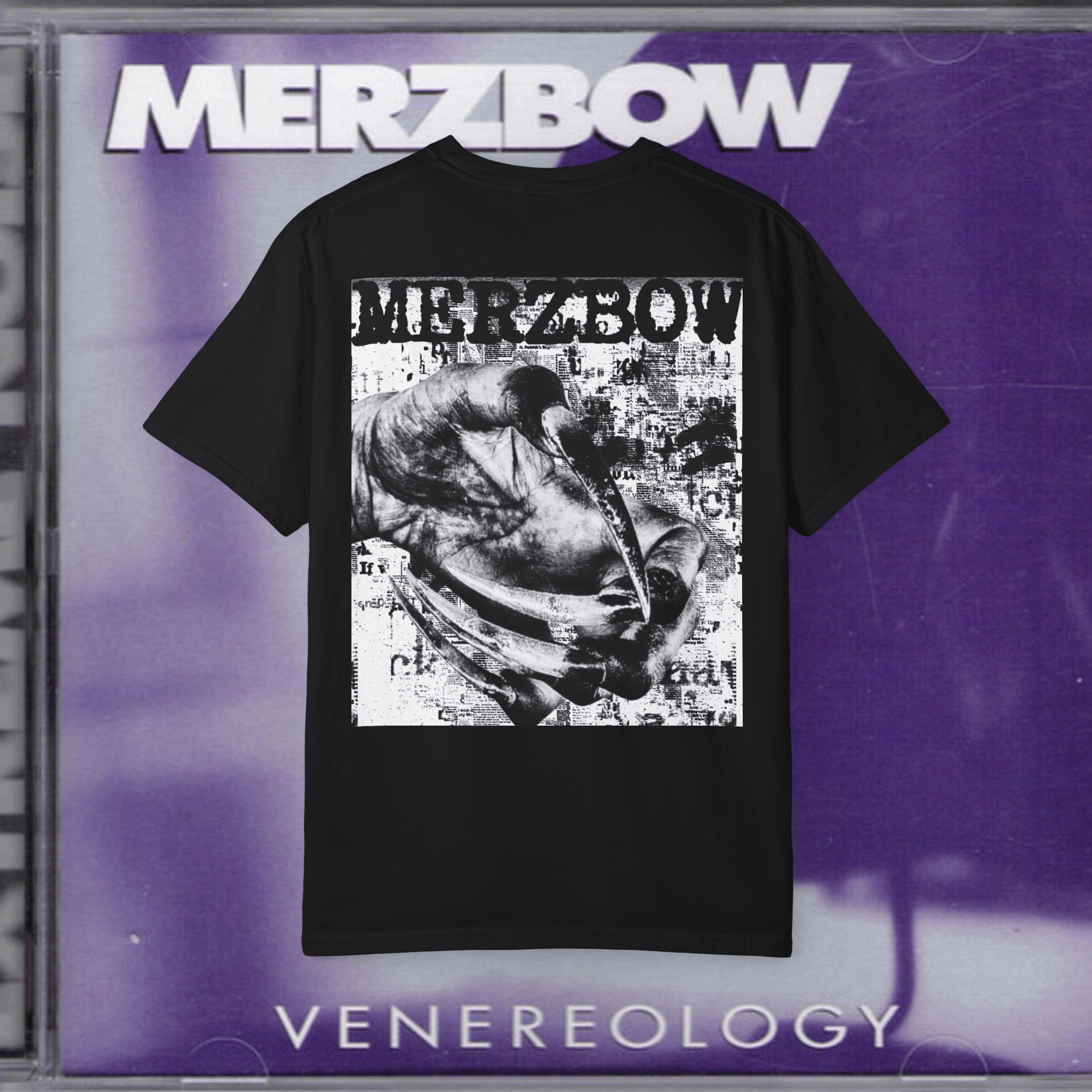 Band Tees 2-Sided Merzbow Tee Size US M / EU 48-50 / 2 - 2 Thumbnail