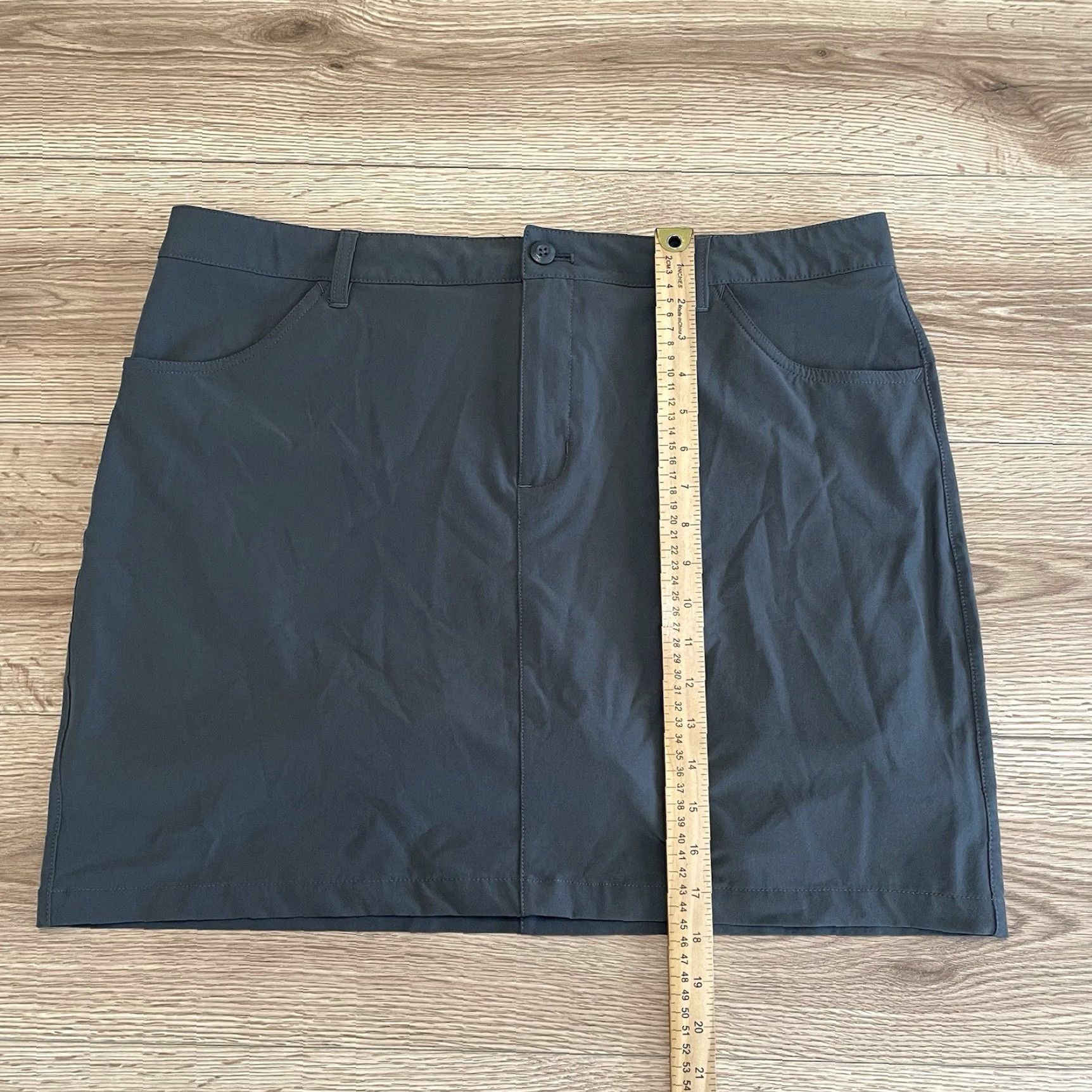 Eddie Bauer Eddie Bauer Adventurer 2.0 Skort Skirt Women Size 16 Gray Performance Size 38" / US 16 / IT 52 - 6 Thumbnail