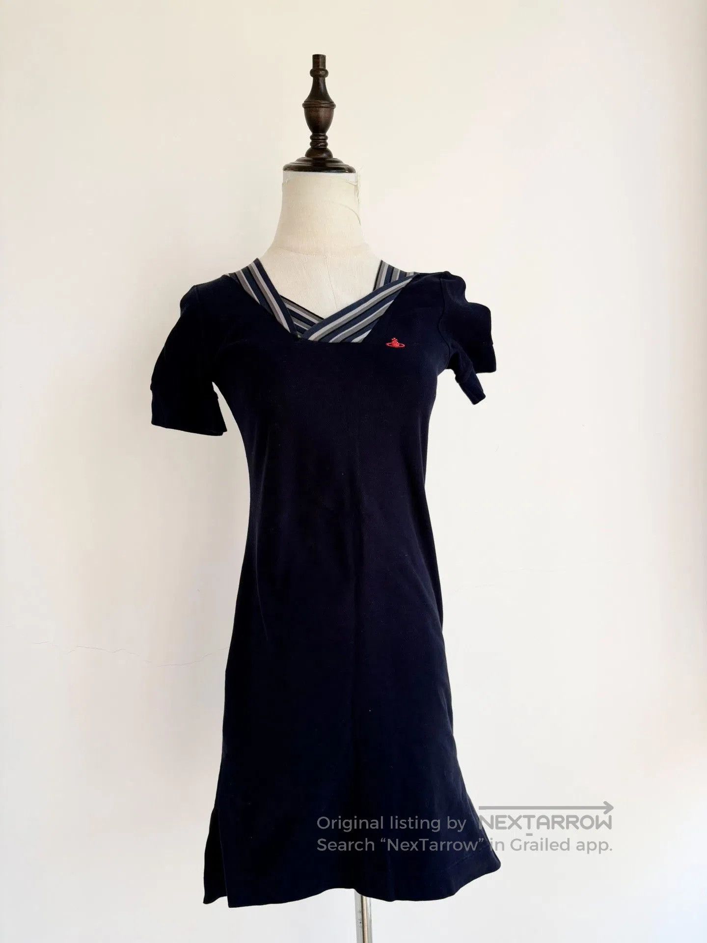 Vivienne Westwood Vivienne Westwood Vintage Blue Stripe Dress. Size M / US 6-8 / IT 42-44 - 2 Thumbnail