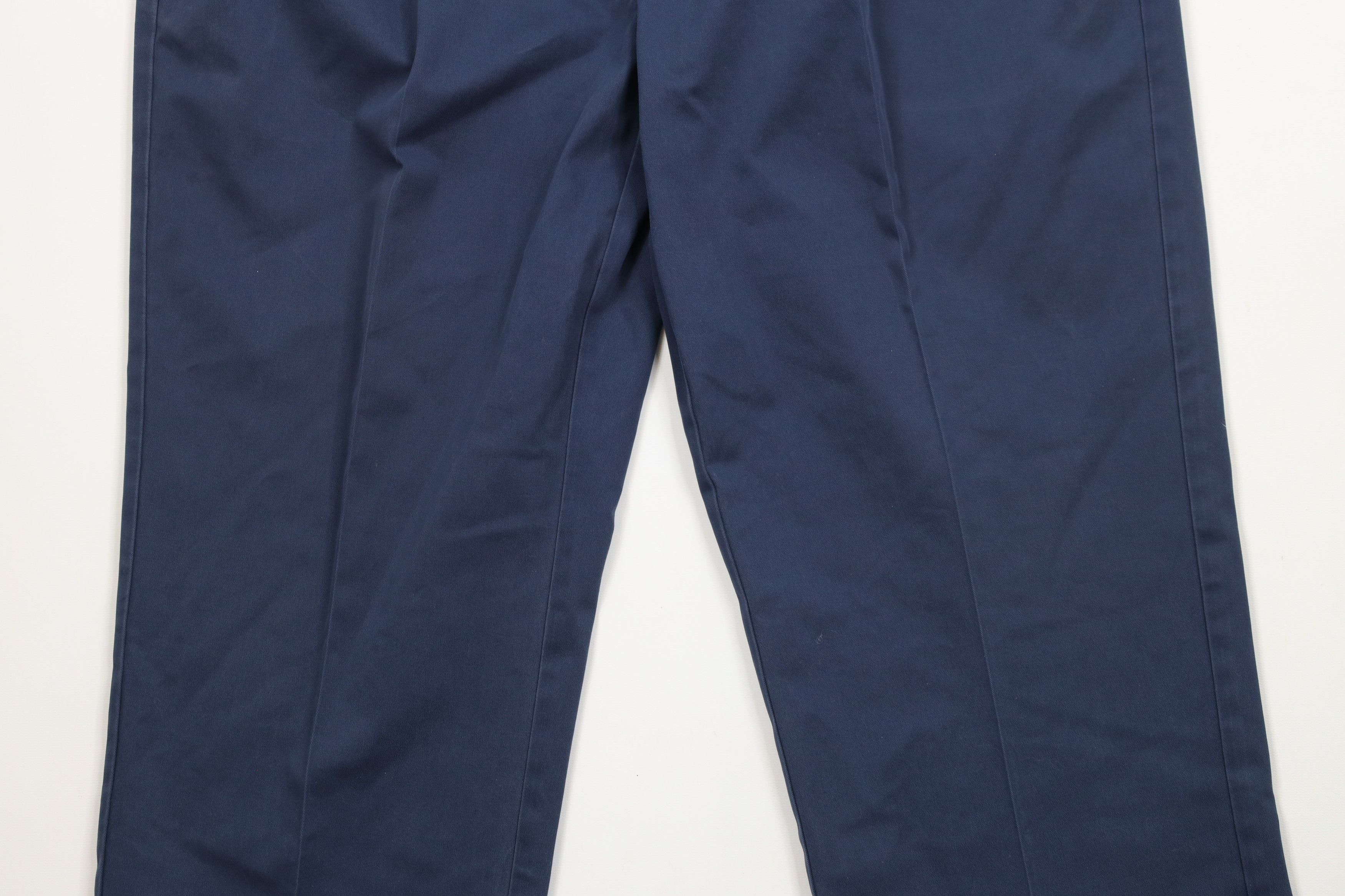 Orvis × Vintage Vintage Orvis Wide Leg Chino Pants Trousers Blue Cotton Size US 40 / EU 56 - 3 Thumbnail