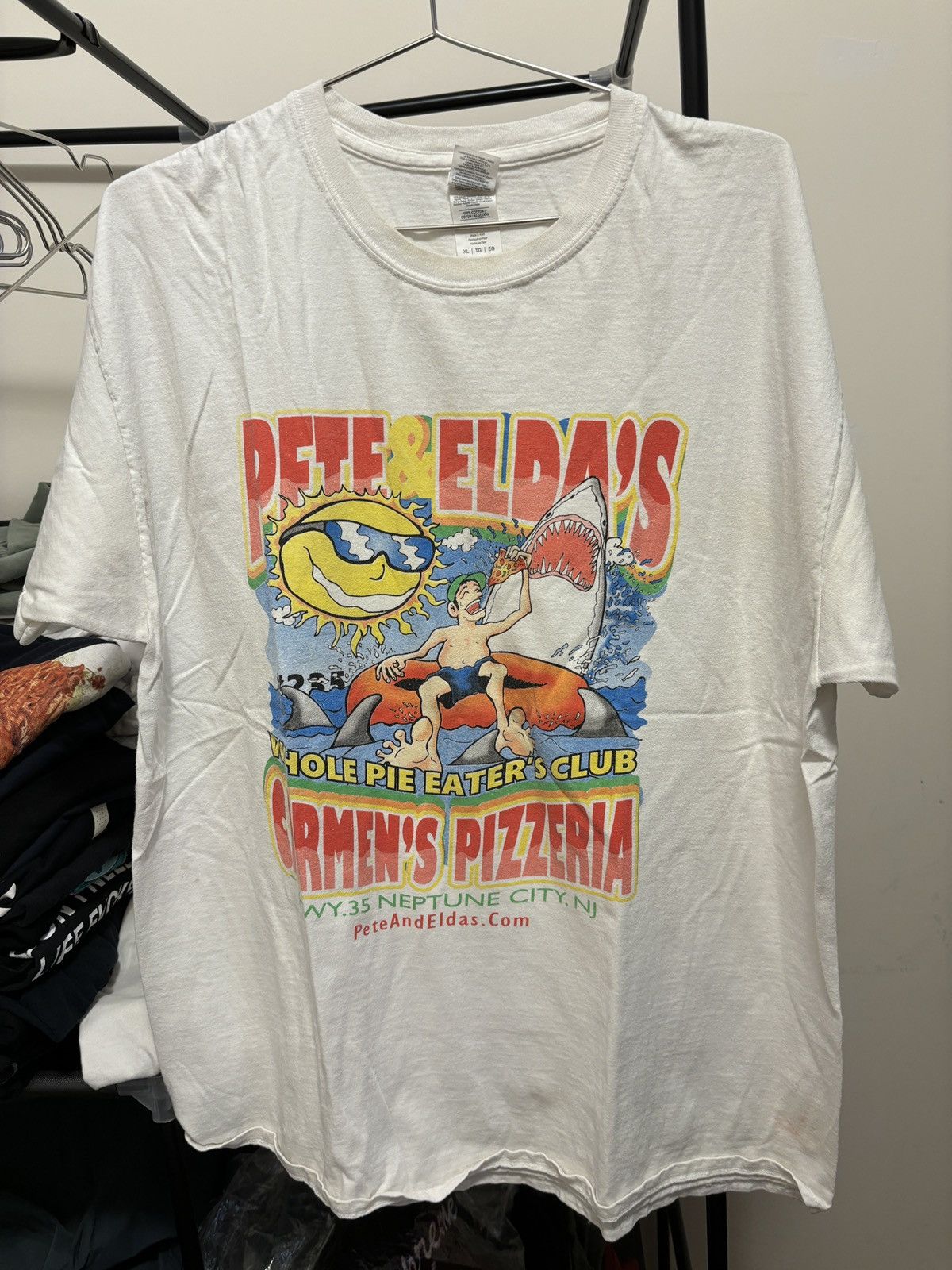 Vintage Pete & Elda's Whole Pie Eater's Club Vintage T Shirt Size US L / EU 52-54 / 3 - 1 Thumbnail