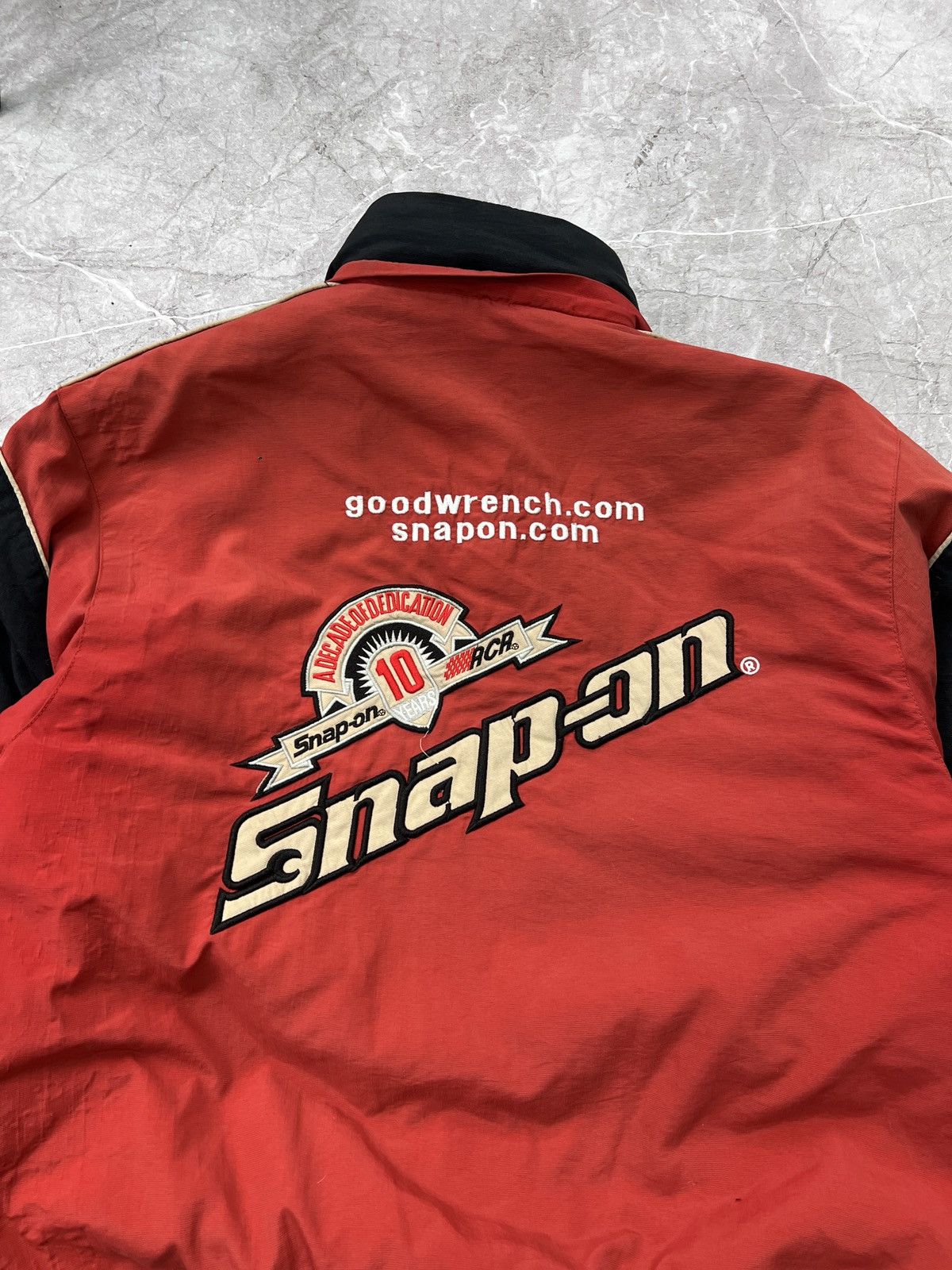 NASCAR × Vintage Vintage Snap-On Nascar Racing Jacket 90's nylon Size US L / EU 52-54 / 3 - 12 Thumbnail