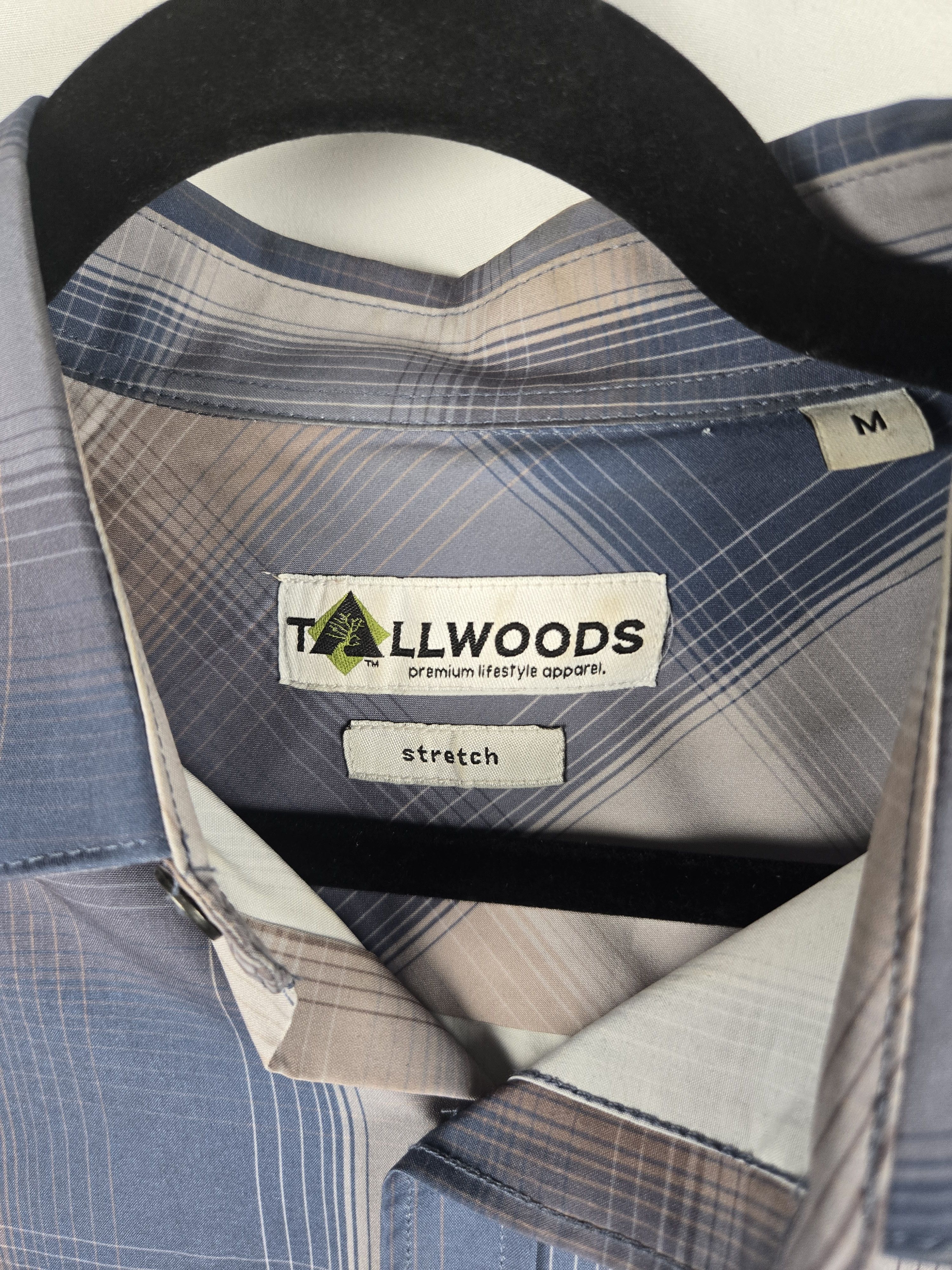 Other Tallwoods Ombre Plaid Short Sleeve Stretch Button Down Shirt Size US M / EU 48-50 / 2 - 4 Thumbnail