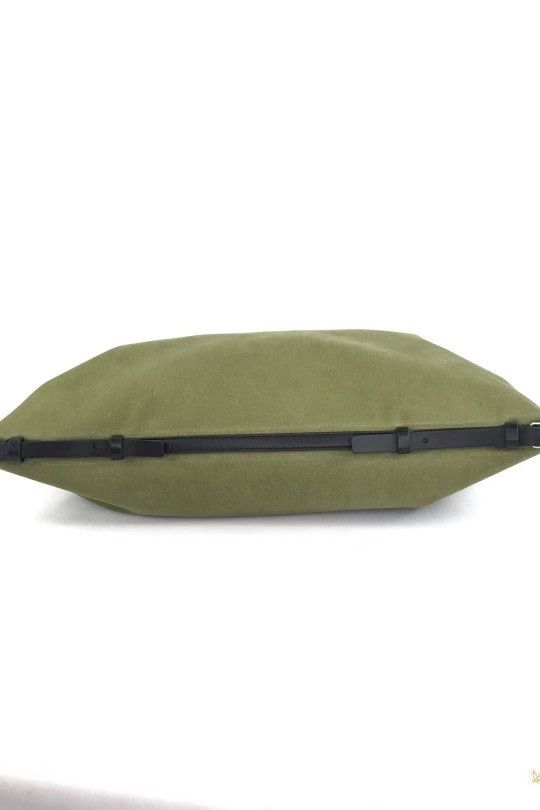 Saint Laurent Paris ID L Convert Gabardine Bag in Military Green Color Size ONE SIZE - 6 Thumbnail