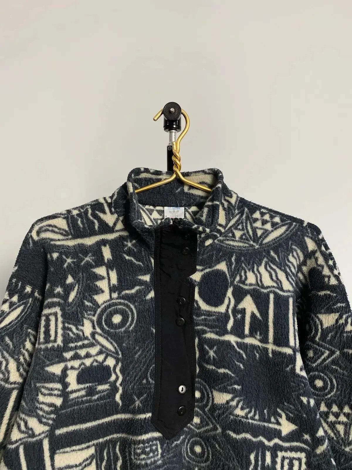 Adidas ADIDAS VINTAGE 90s AZTEC POLAR FLEECE Size US M / EU 48-50 / 2 - 5 Thumbnail