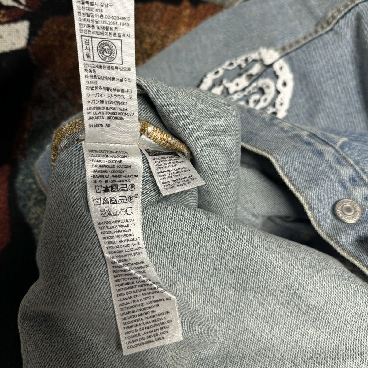 DENIM TEARS X STUSSY TYPE 2 DENIM JACKET BLUE
