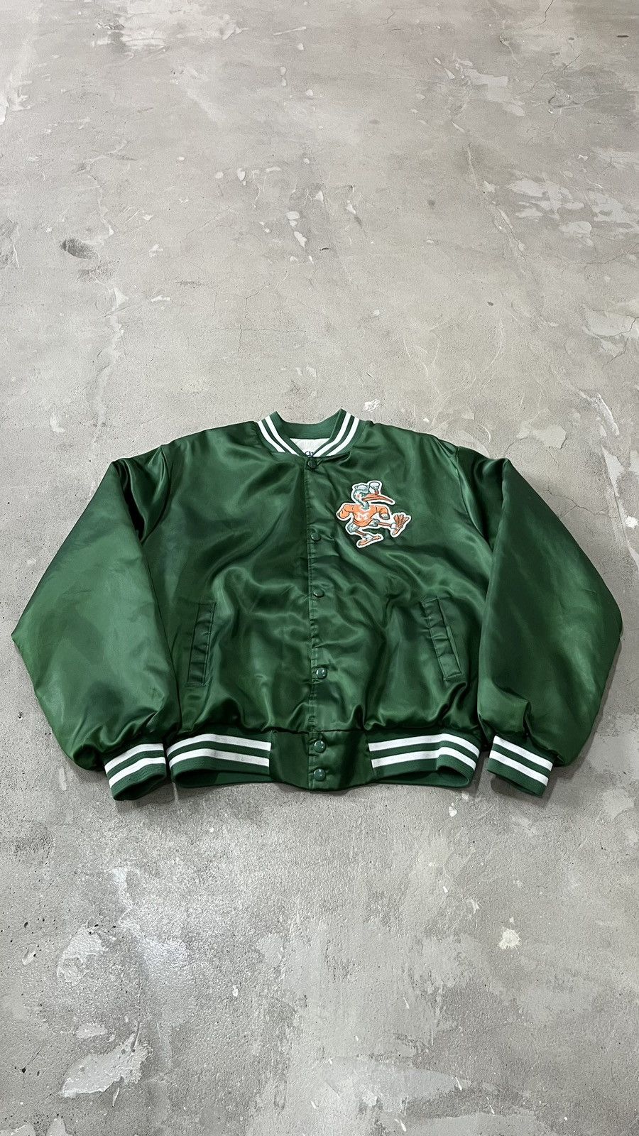 Chalk Line × Vintage Miami Hurricanes 80's Chalk Line Bomber Jacket Size US L / EU 52-54 / 3 - 1 Thumbnail
