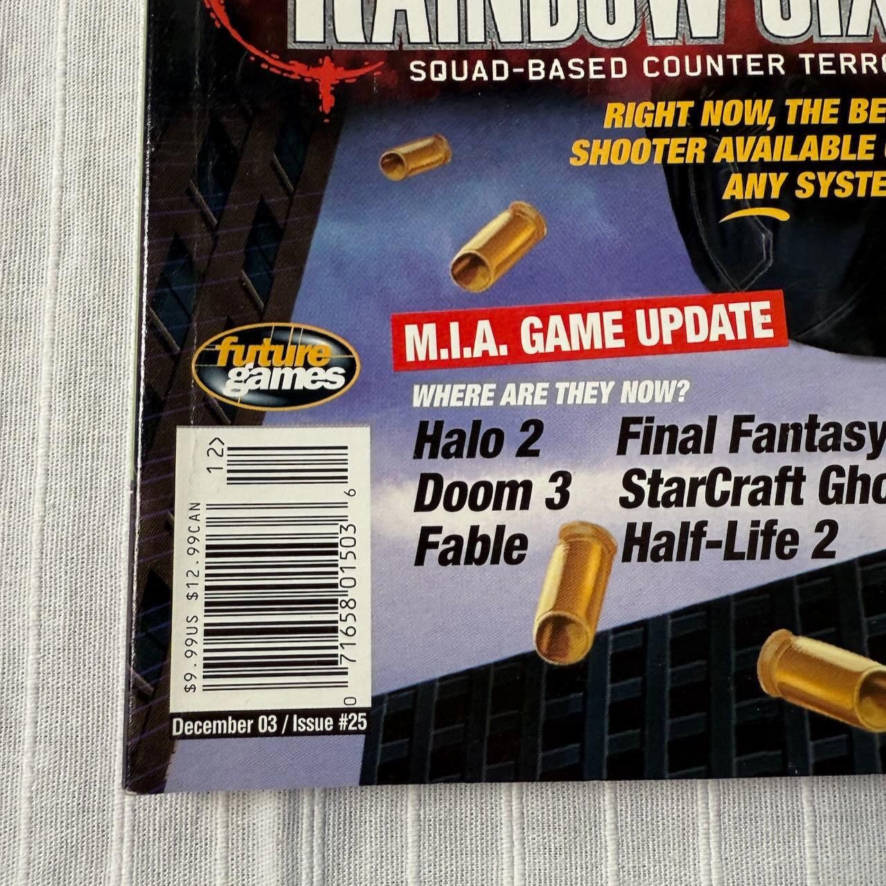 Other VTG Xbox Magazine #25 DEC 2003 Rainbow Six 3 Size ONE SIZE - 2 Thumbnail