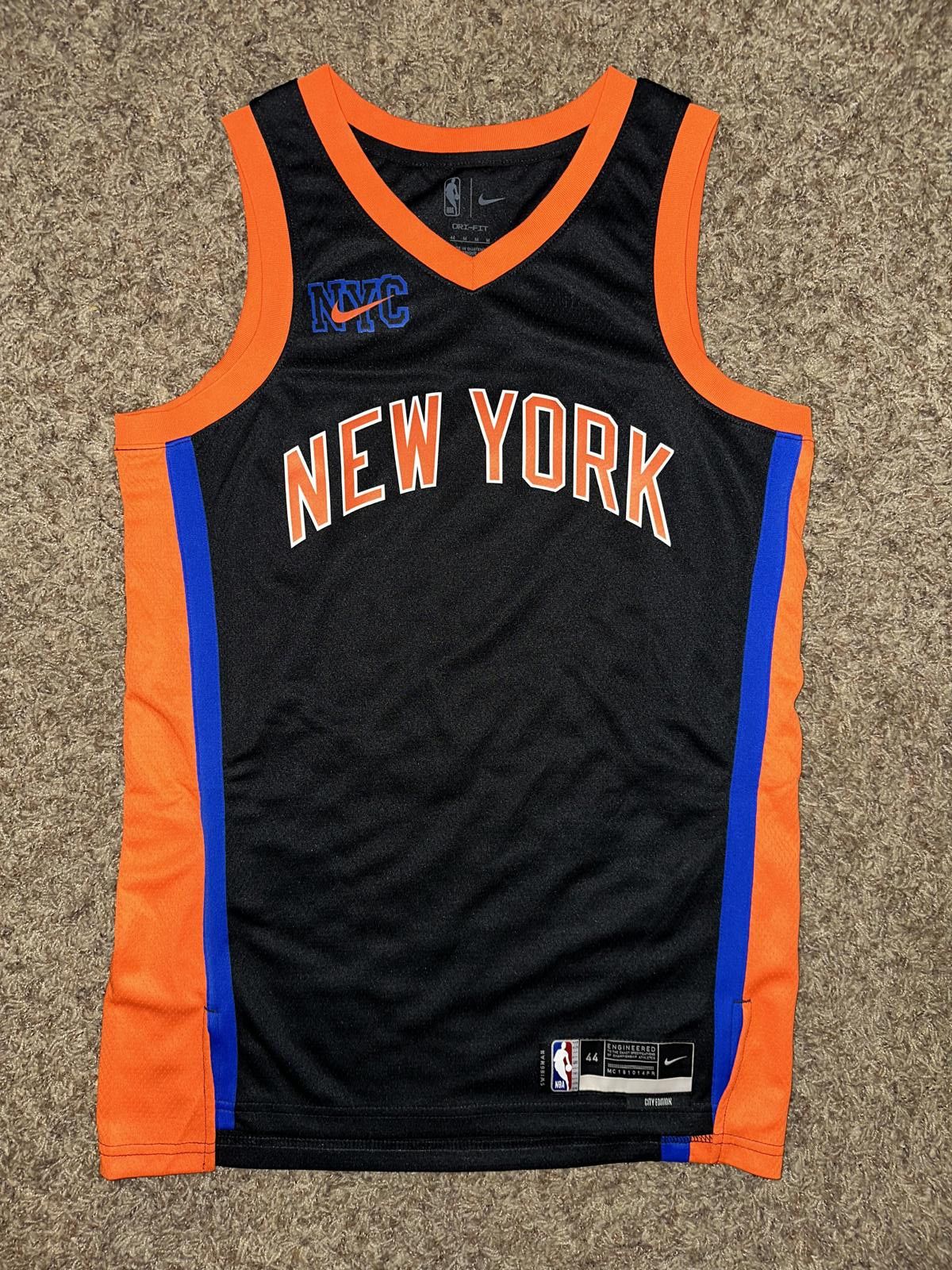 Nike Nike Men’s New York Knicks NBA NYC City Edition Black Jersey Size US L / EU 52-54 / 3 - 1 Thumbnail