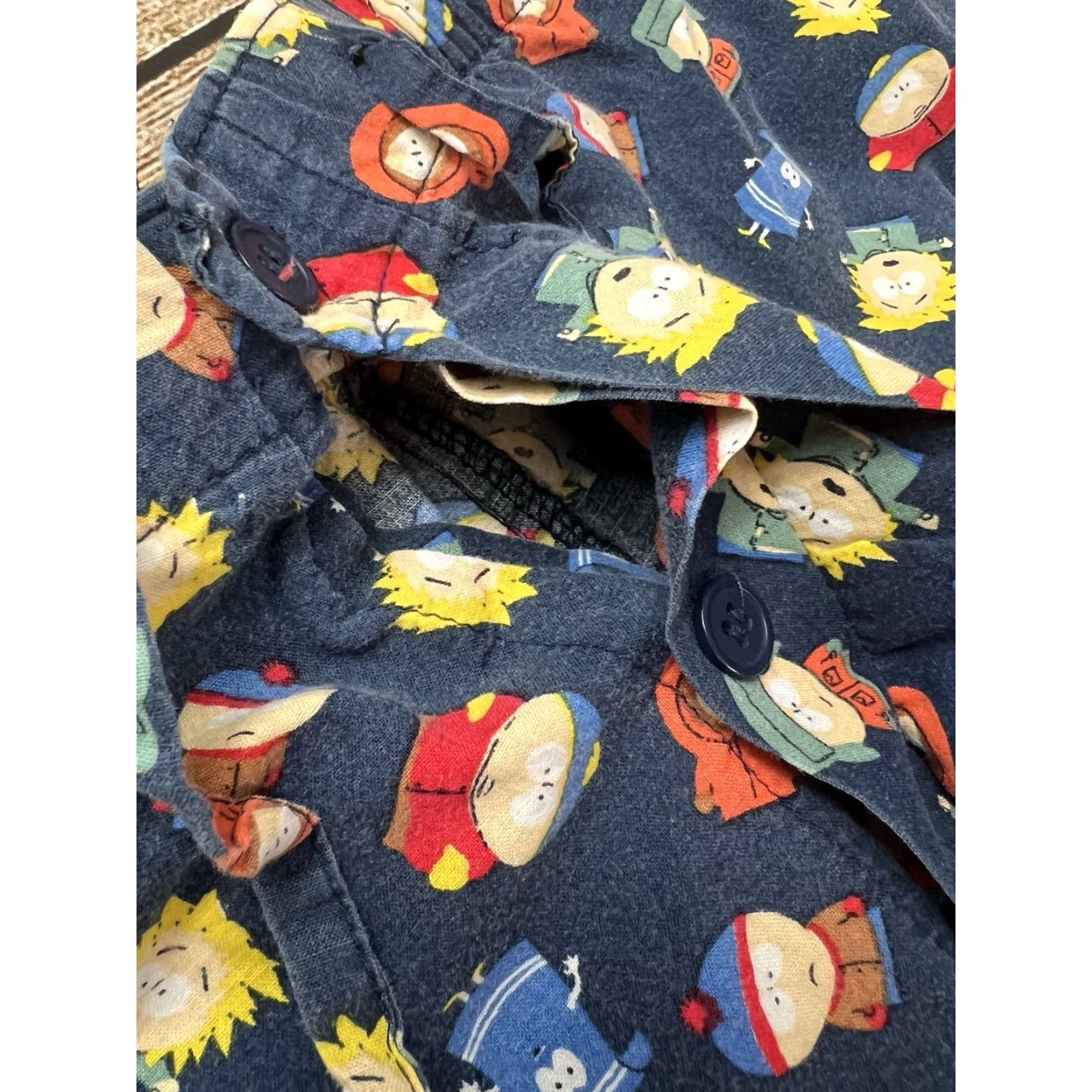 Vintage VINTAGE South Park Pajama Pants Men XL Blue 2002 Comedy Central 40-42 Regular Size N/A Size US 36 / EU 52 - 5 Thumbnail