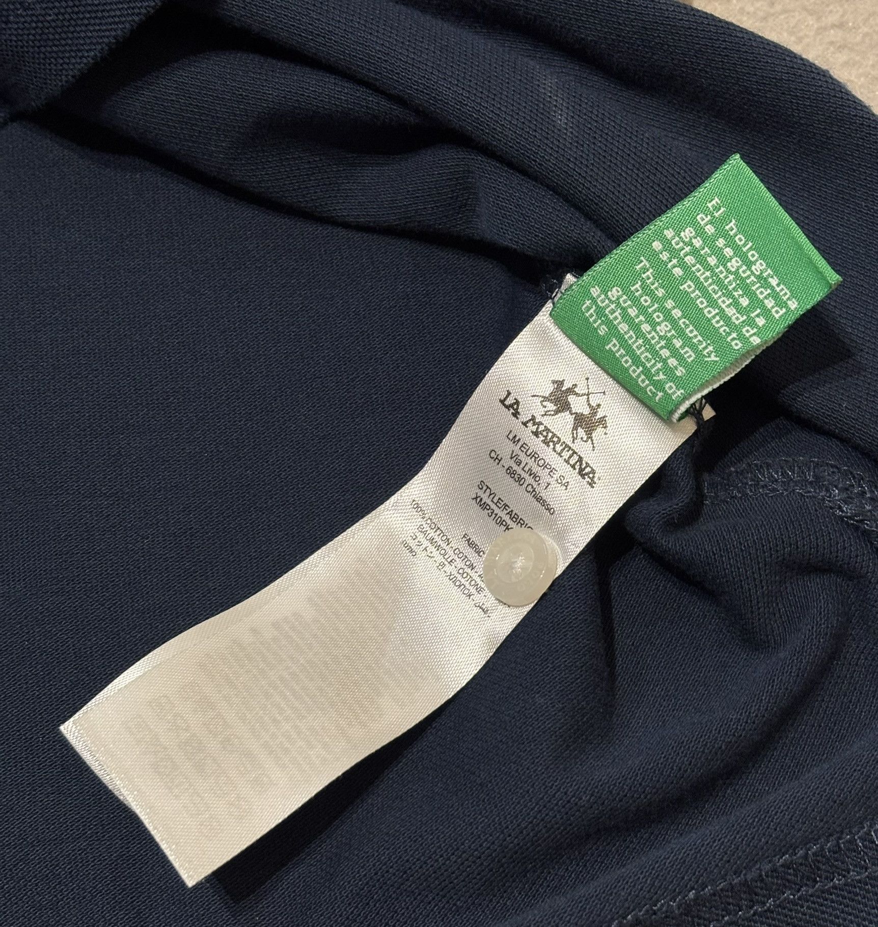 La Martina La Martina slim fit Navy Polo Size. XL Size US XL / EU 56 / 4 - 11 Thumbnail