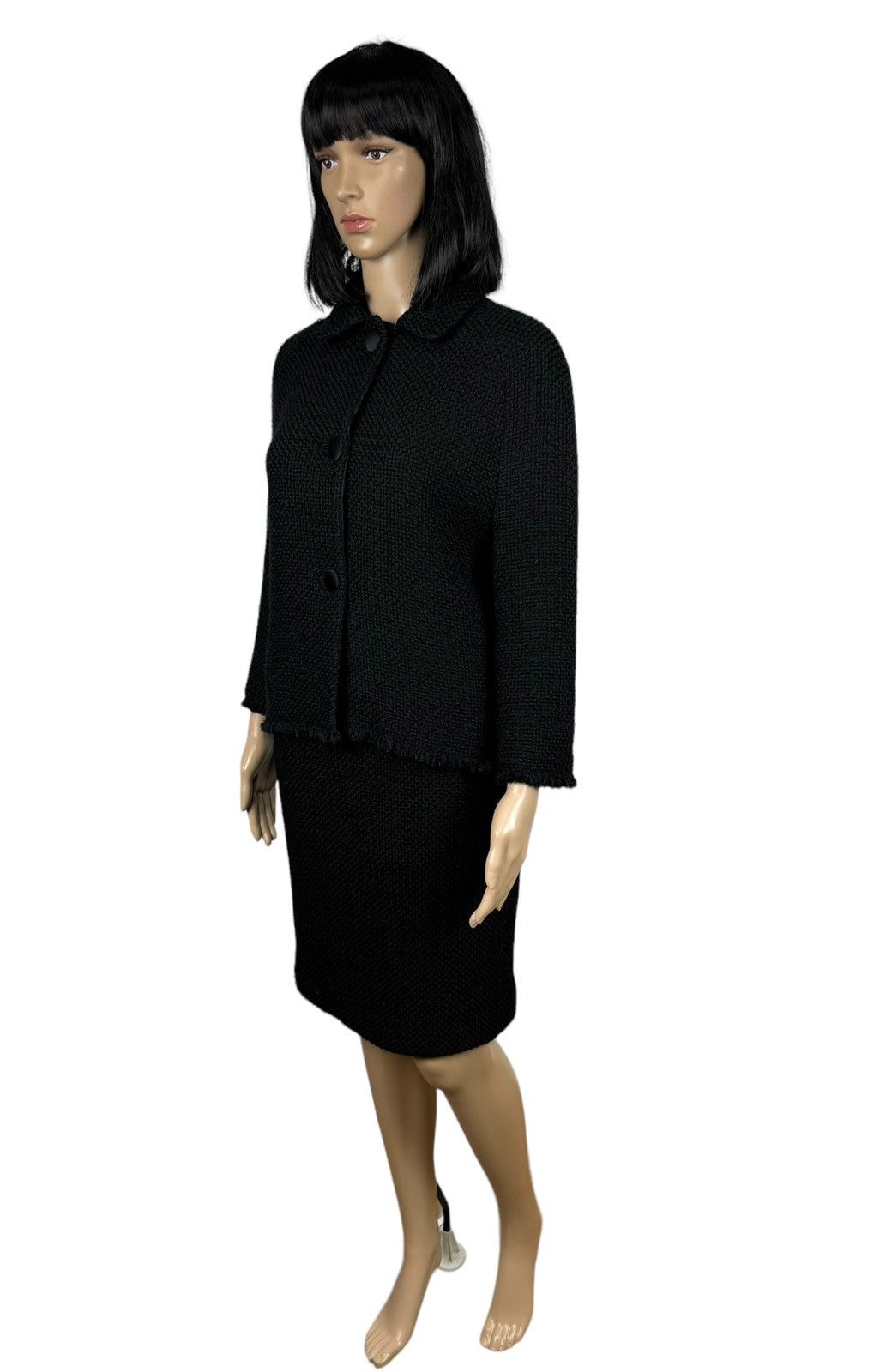 Cerruti 1881 Cerruti 1881 Wool Knit Skirt Suit Jacket size 42 Size 28" / US 6 / IT 42 - 8 Thumbnail