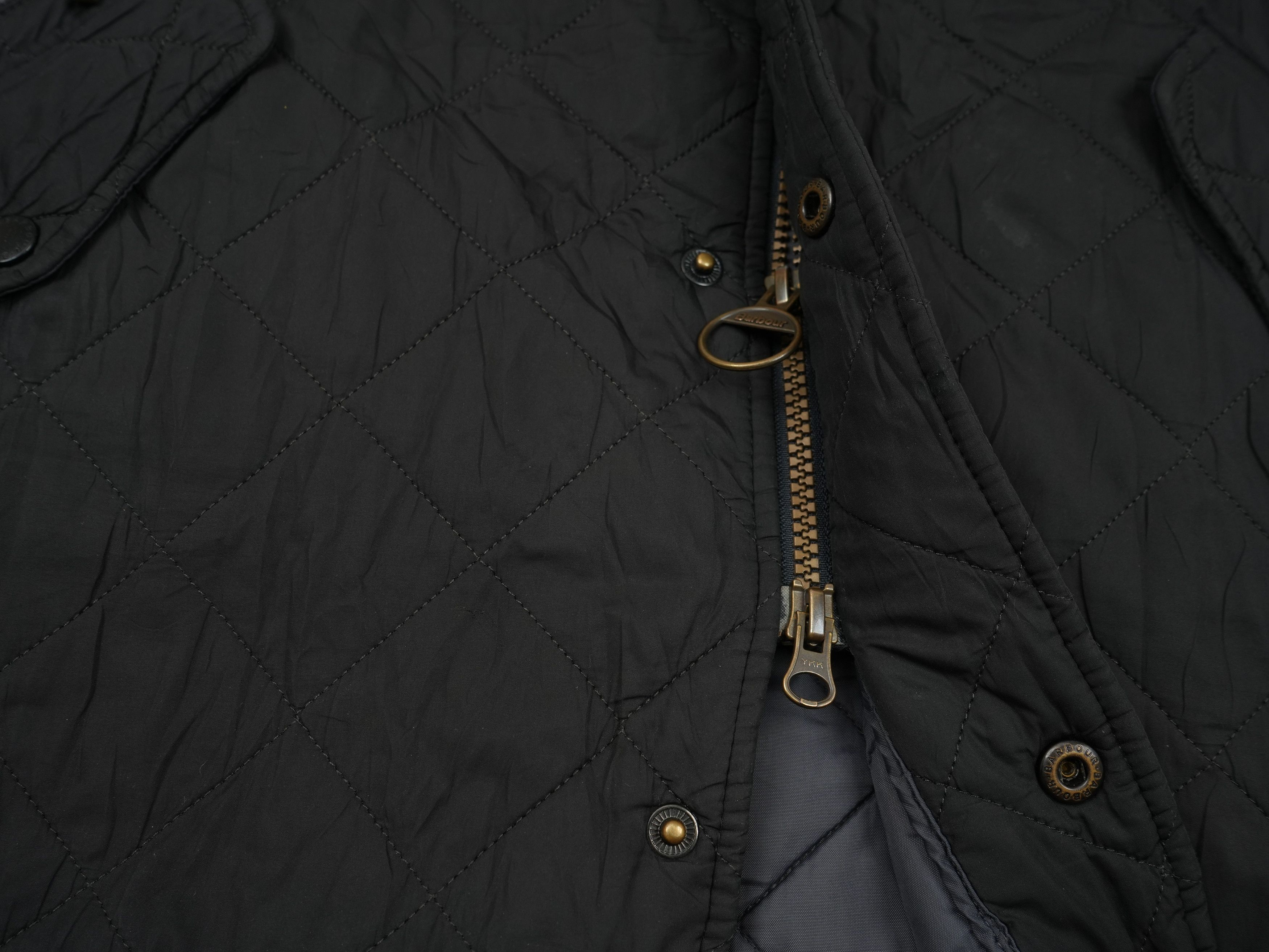 Barbour Men's Navy Barbour Powell Quilted Jacket Size US XL / EU 56 / 4 - 6 Thumbnail