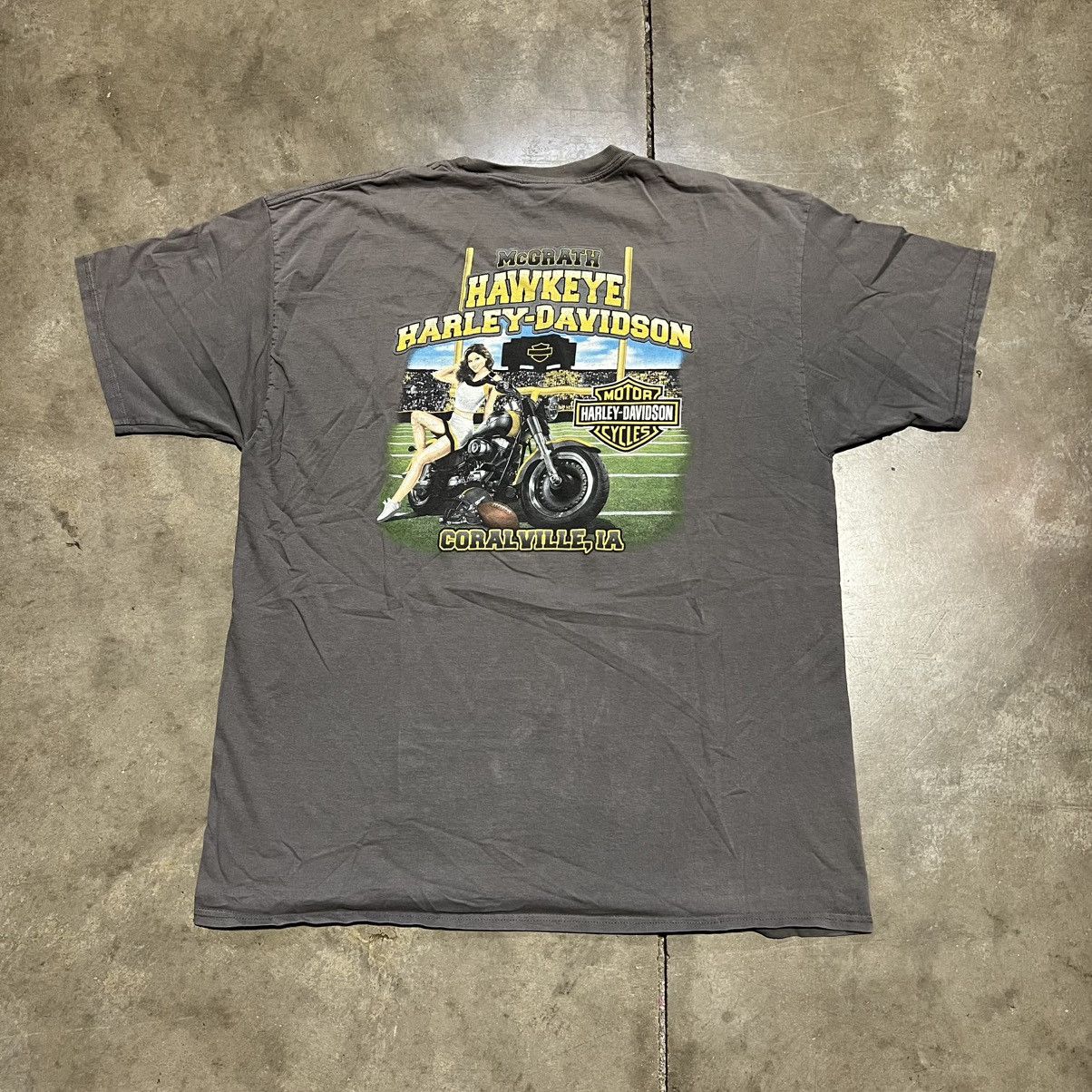 Harley Davidson Vintage Harley Davidson Motorcycle Biker T shirt Hawkeye Size US XXL / EU 58 / 5 - 1 Thumbnail