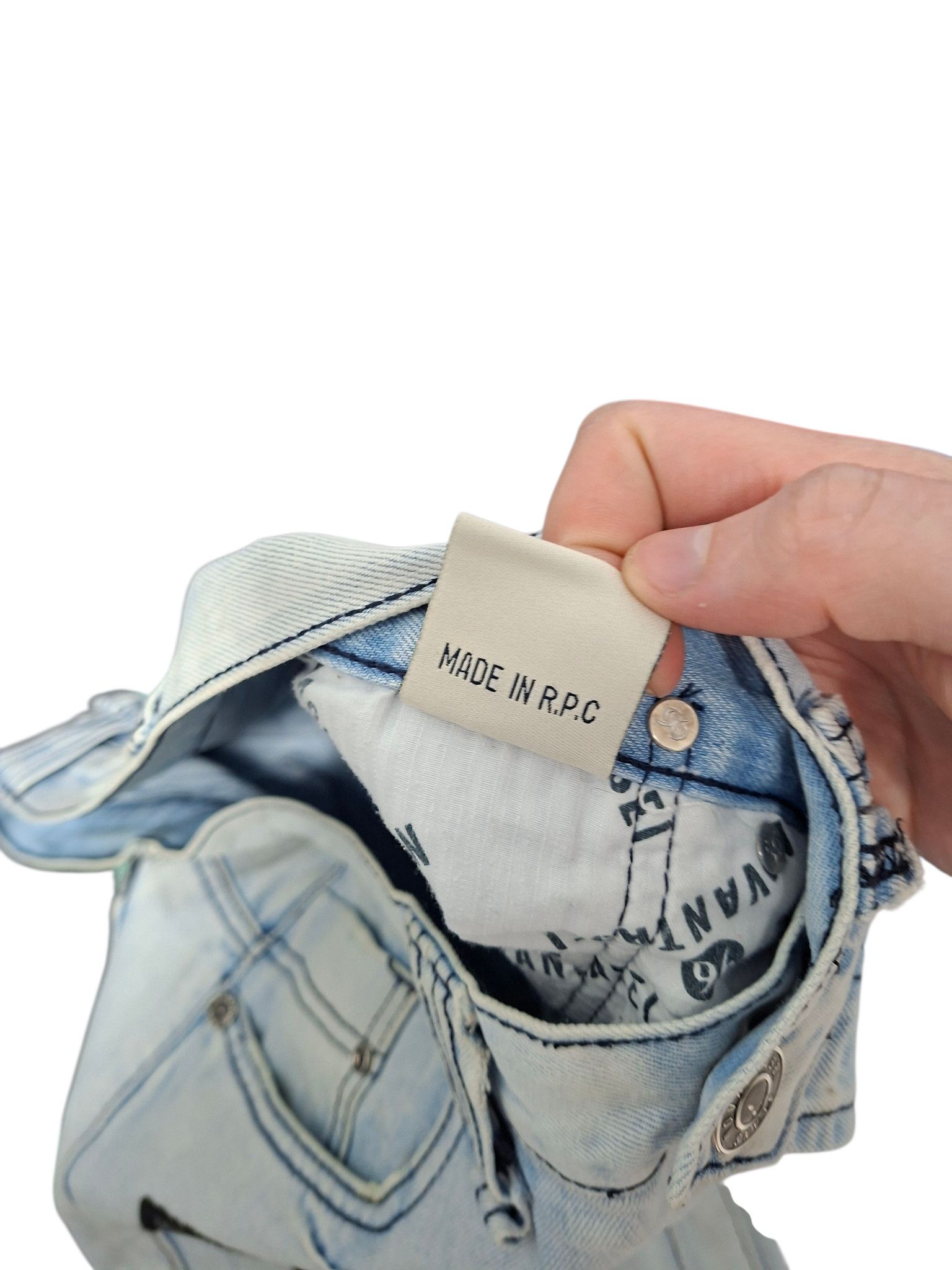Japanese Brand AVANT GARDE JAPANESE VINTAGE RARE STREETWEAR JEANS DENIM Size US 34 / EU 50 - 7 Thumbnail