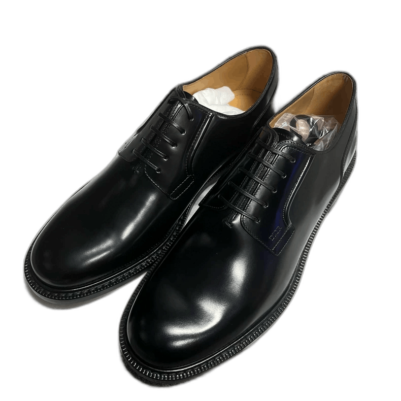 Dior Dior Black Leather Lace-Up Dress Shoes Size US 10 / EU 43 - 1 Thumbnail