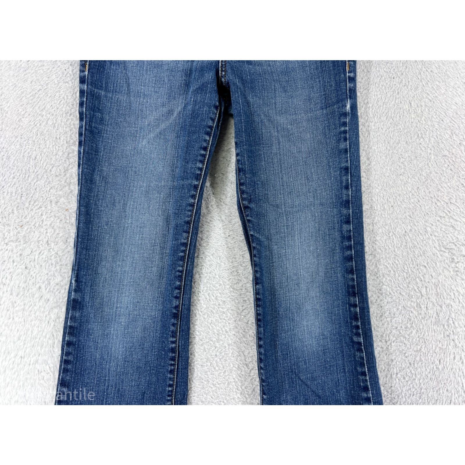 DKNY DKNY Jeans Womens 4 Denim Flared Stretch 5-Pocket 28in Inseam Blue Adult Regular Mid Rise Womens - 90s/Classic American Theme Size 27" / US 4 / IT 40 - 6 Thumbnail