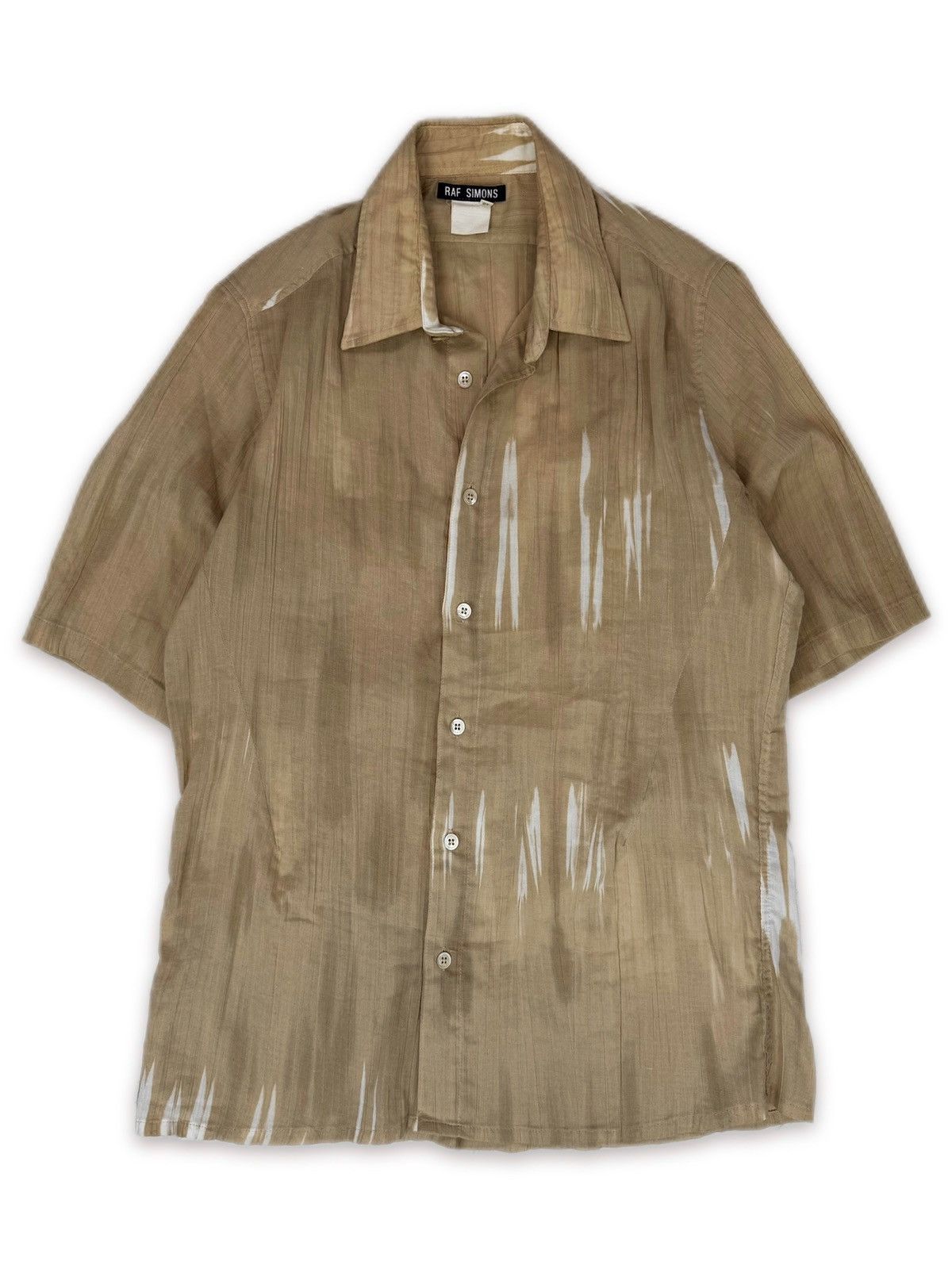RAF SIMONS 1998SS Black palms期 シャツ RAF SIMONS ラフシモンズ 98SS BLACK PALMS期 フロントプリント