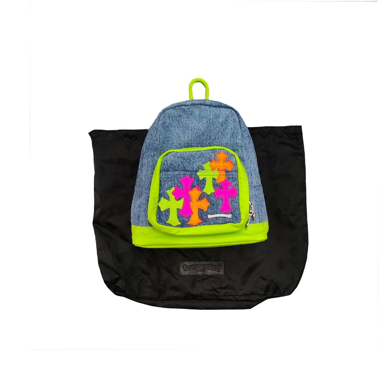 Chrome Hearts Chrome Hearts Muti-Color Cross Patch Backpack Bag Size ONE SIZE - 4 Thumbnail