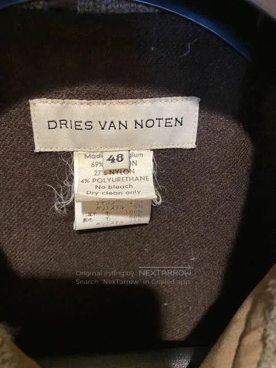 Dries Van Noten Dries Van Noten 1997AW Work Jacket. Size US L / EU 52-54 / 3 - 6 Thumbnail