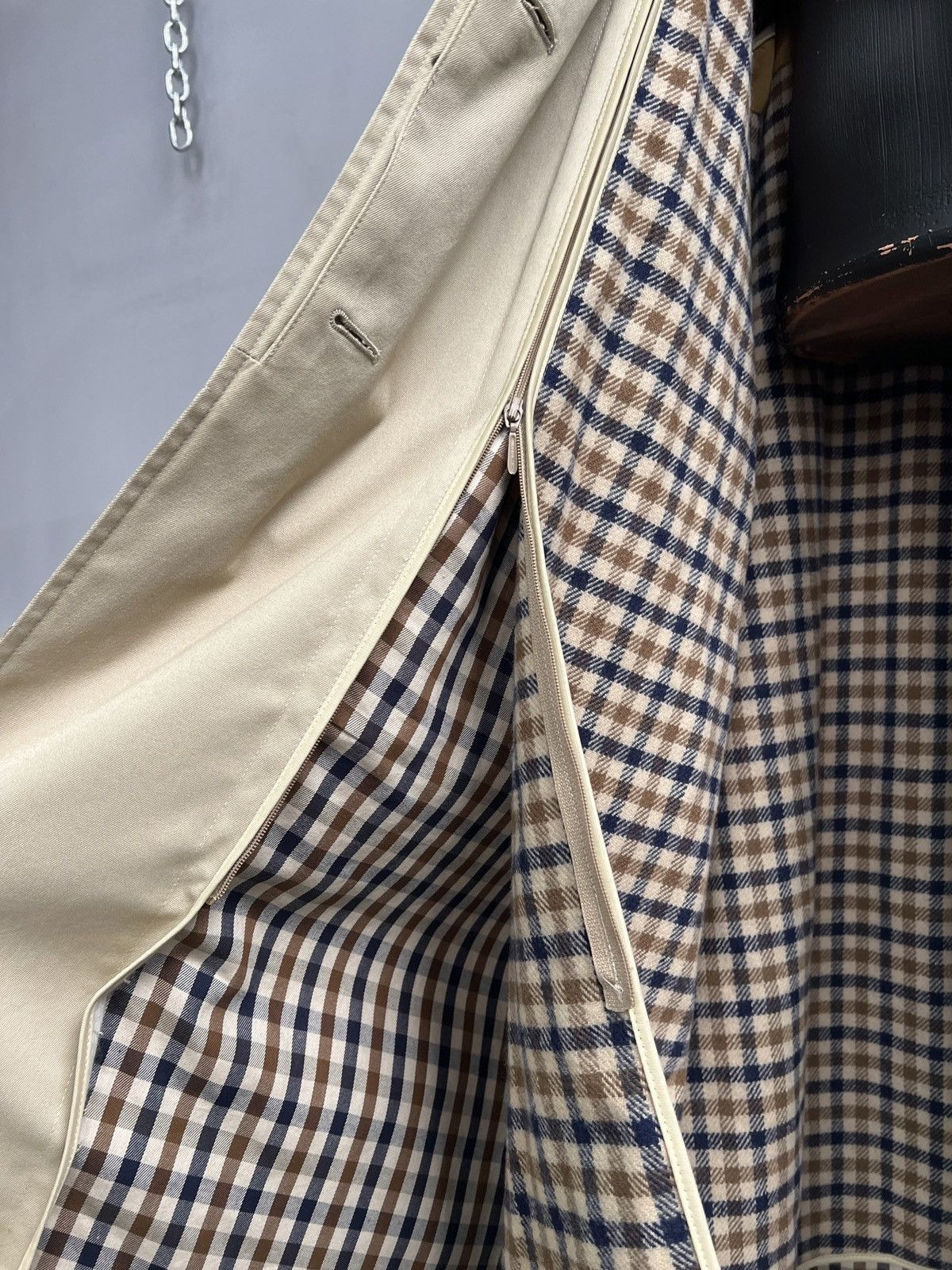 Aquascutum Aquascutum classic London Jacket Beige Vintage Coat Size US M / EU 48-50 / 2 - 8 Thumbnail